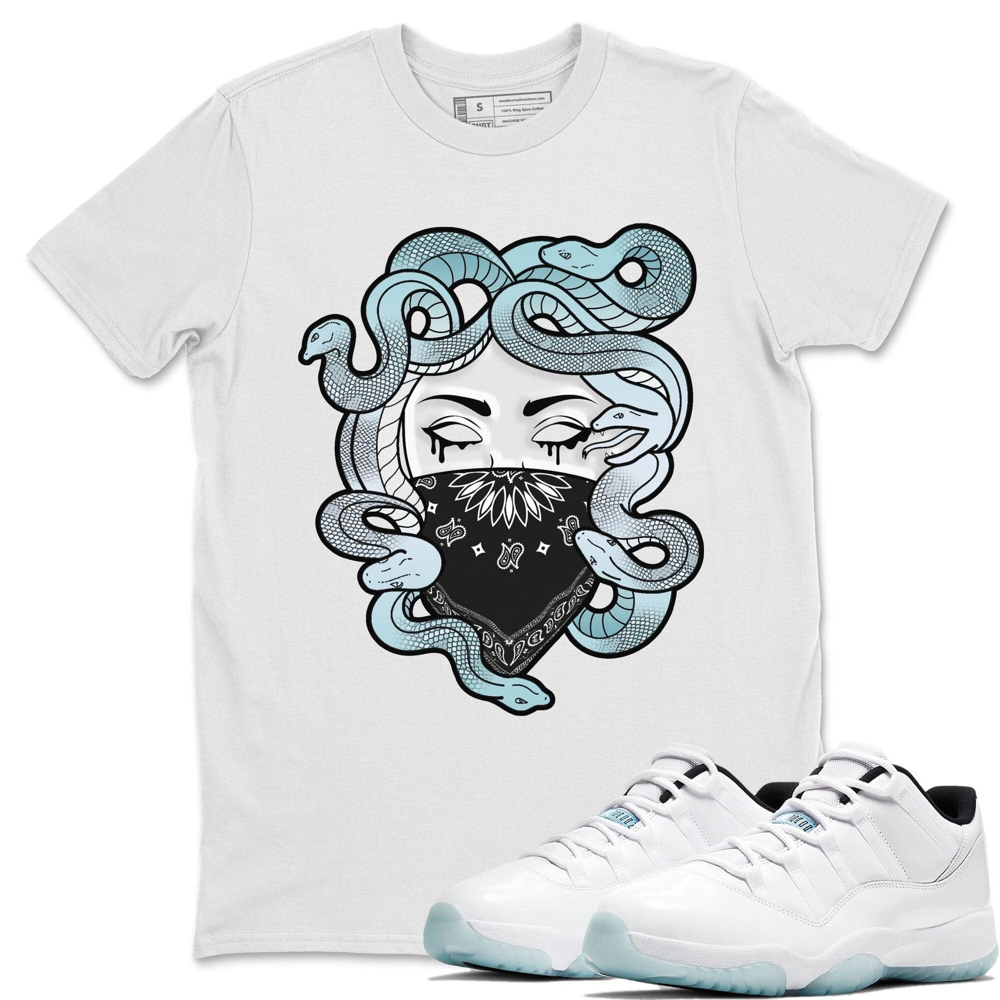 Jordan 11 Legend Blue Sneaker Match Tees Medusa Sneaker Tees Jordan 11 Legend Blue Sneaker Release Tees Unisex Shirts
