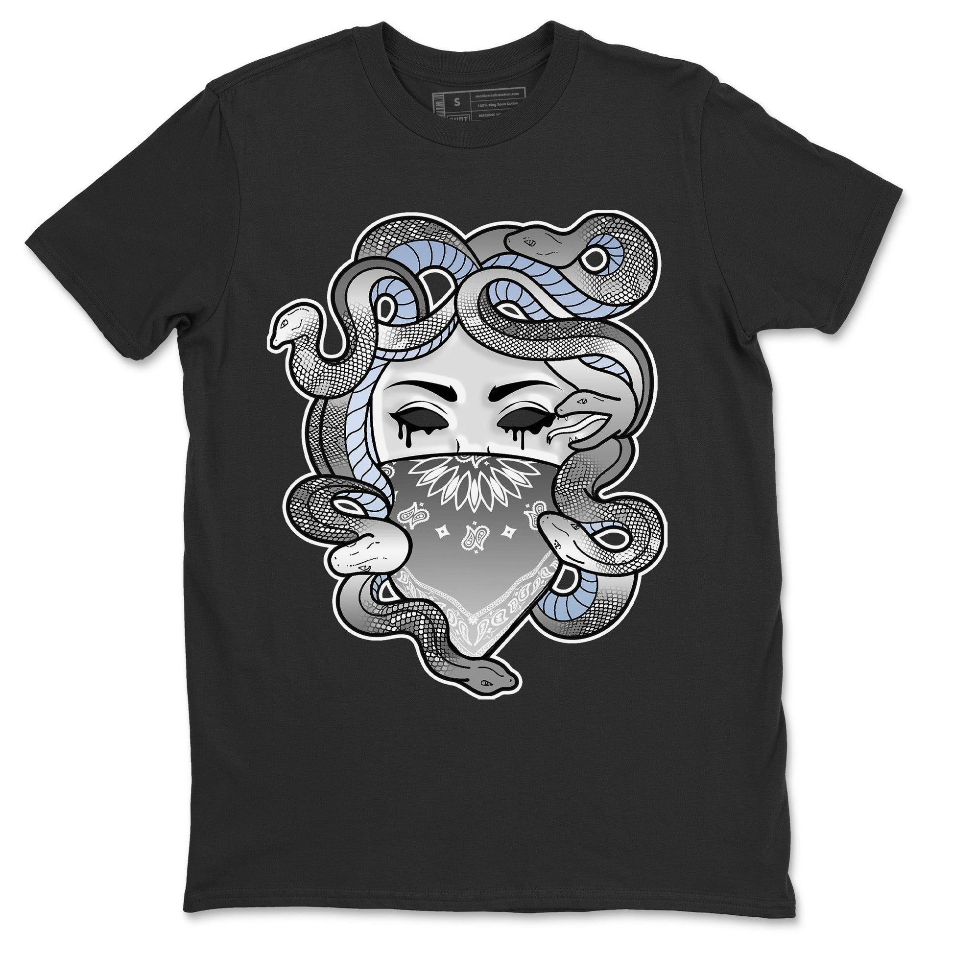 Air Jordan 11 White Cement Sneaker Match Tees Medusa Sneaker Tees Air Jordan 11 Cement Grey Sneaker Release Tees Unisex Shirts Black 2