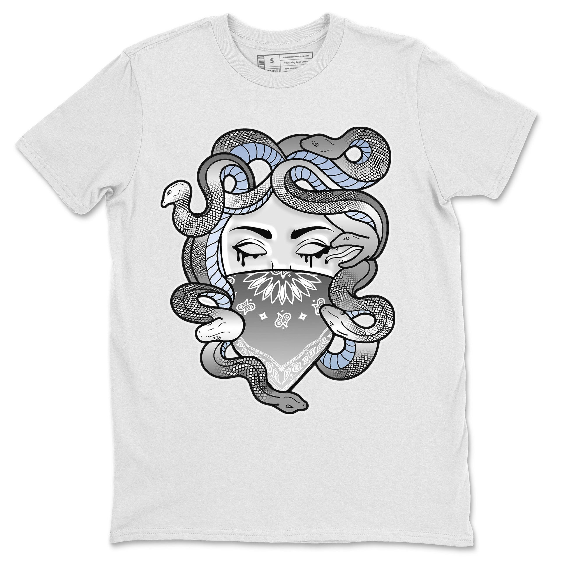 Air Jordan 11 White Cement Sneaker Match Tees Medusa Sneaker Tees Air Jordan 11 Cement Grey Sneaker Release Tees Unisex Shirts White 2