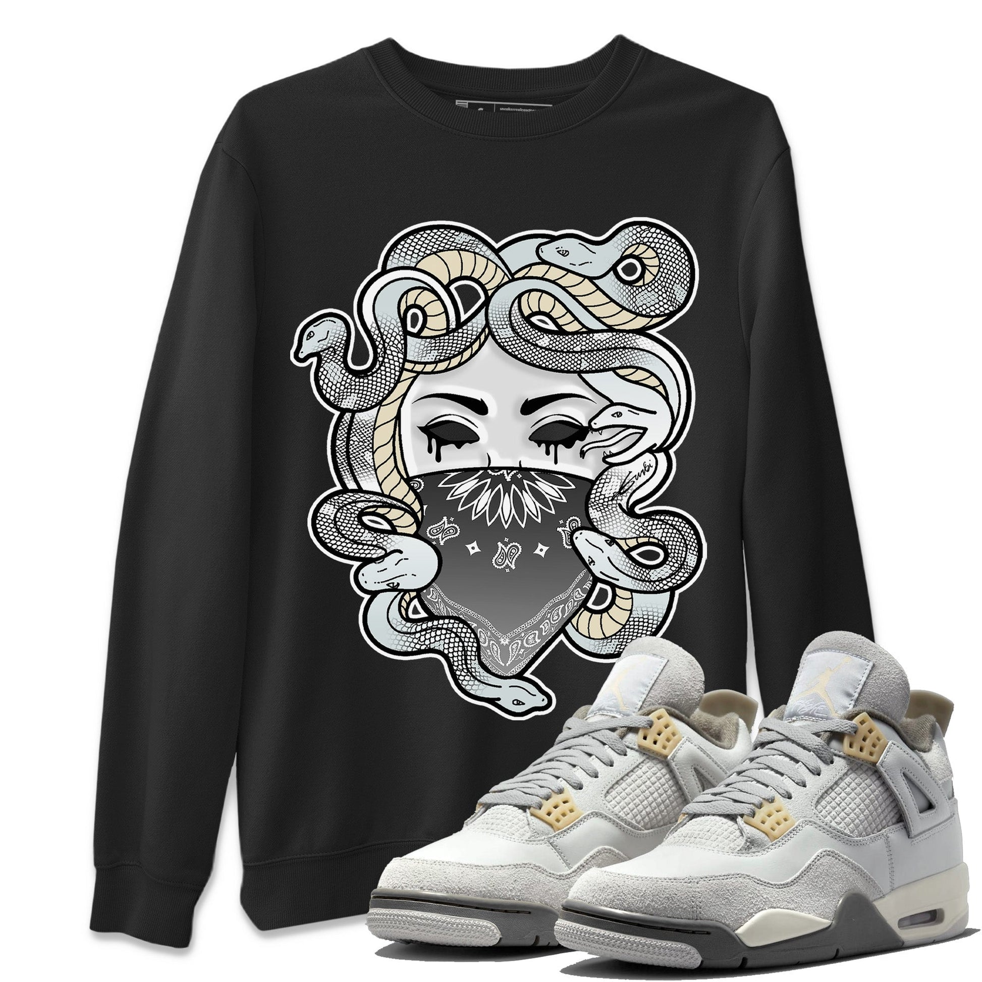 Jordan 4 Craft Sneaker Match Tees Medusa Sneaker Tees Jordan 4 Craft Sneaker Release Tees Unisex Shirts