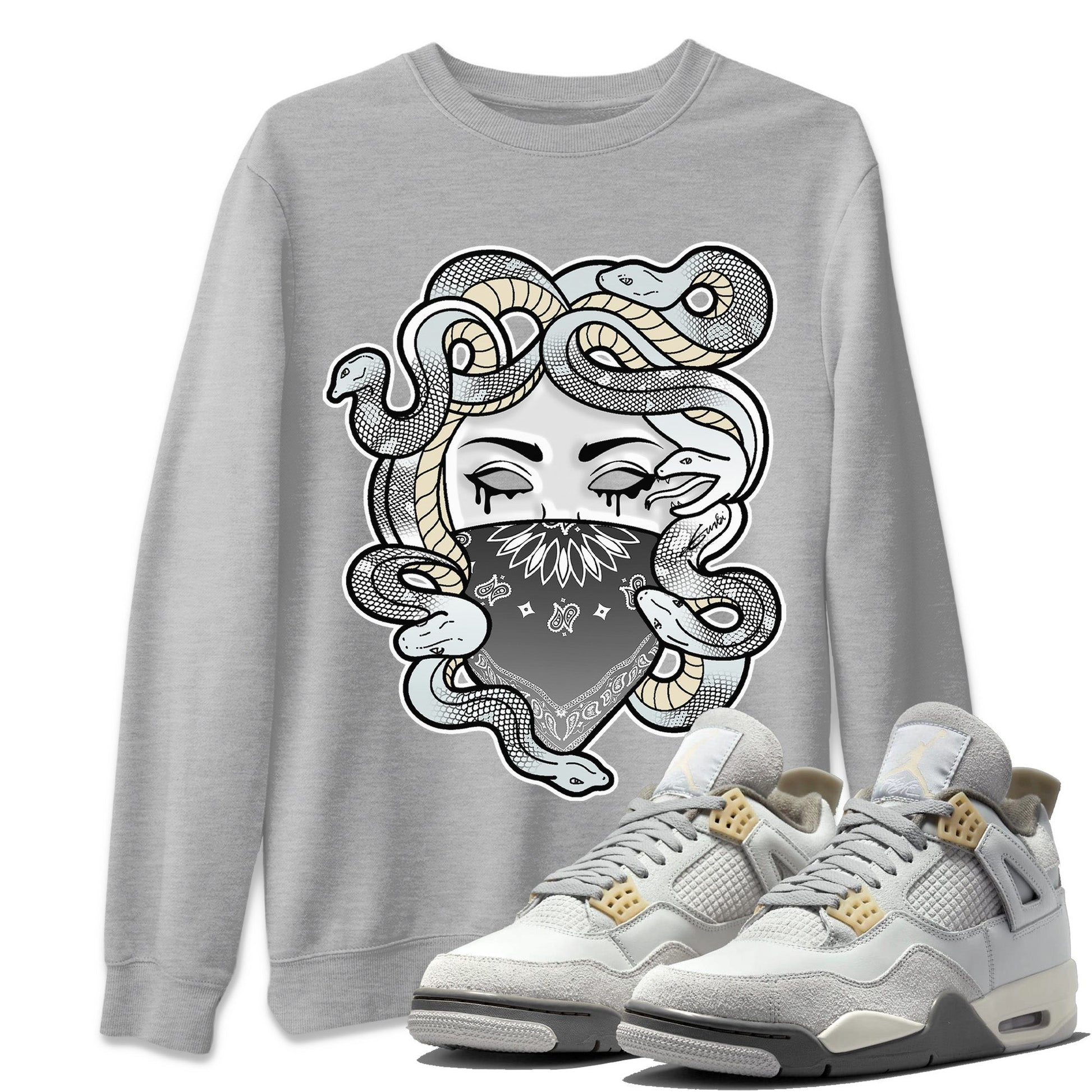 Jordan 4 Craft Sneaker Match Tees Medusa Sneaker Tees Jordan 4 Craft Sneaker Release Tees Unisex Shirts