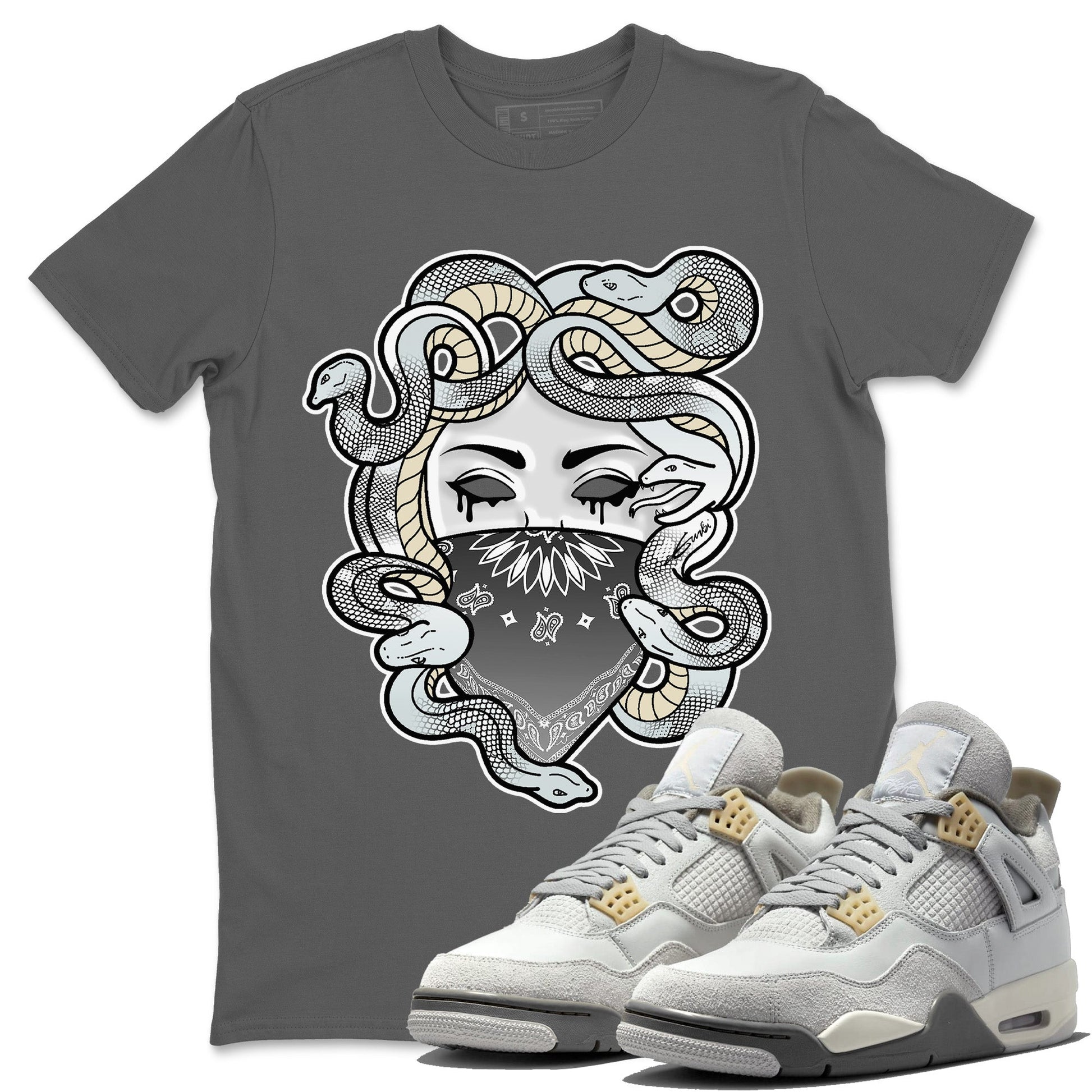 Jordan 4 Craft Sneaker Match Tees Medusa Sneaker Tees Jordan 4 Craft Sneaker Release Tees Unisex Shirts