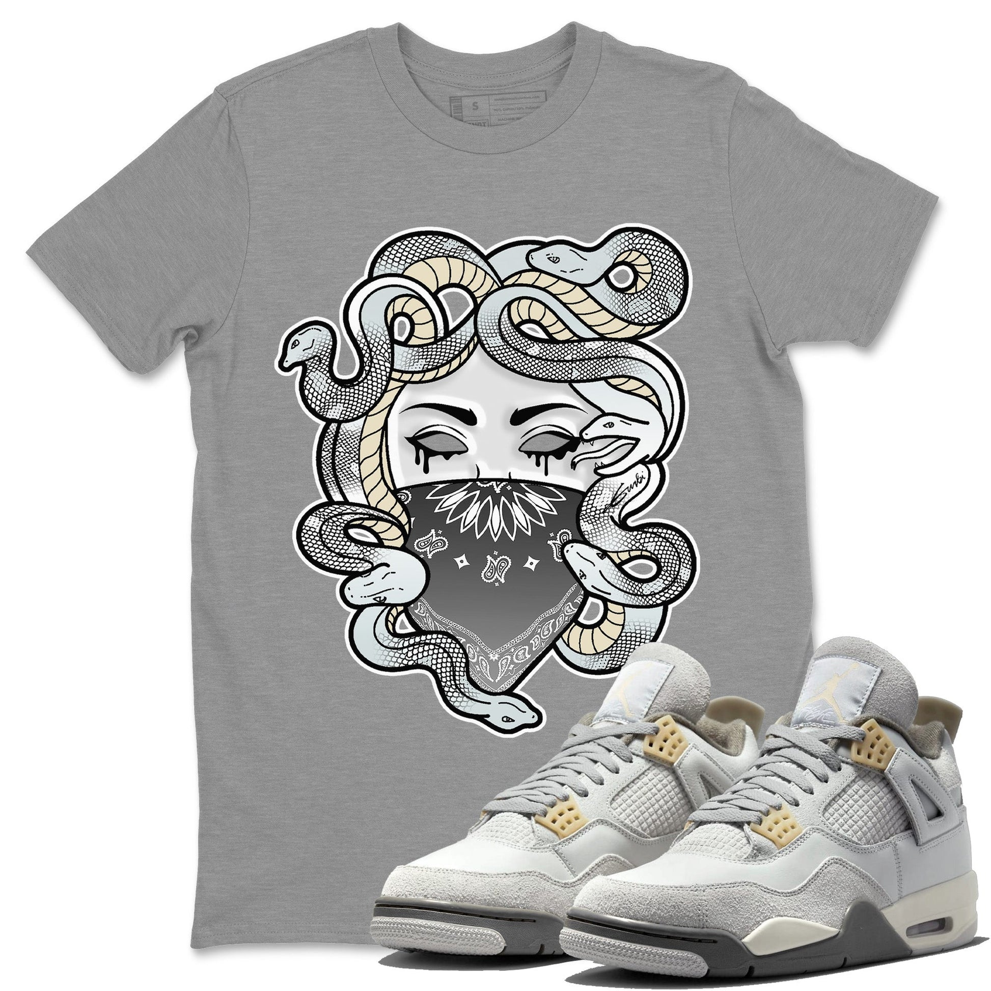 Jordan 4 Craft Sneaker Match Tees Medusa Sneaker Tees Jordan 4 Craft Sneaker Release Tees Unisex Shirts