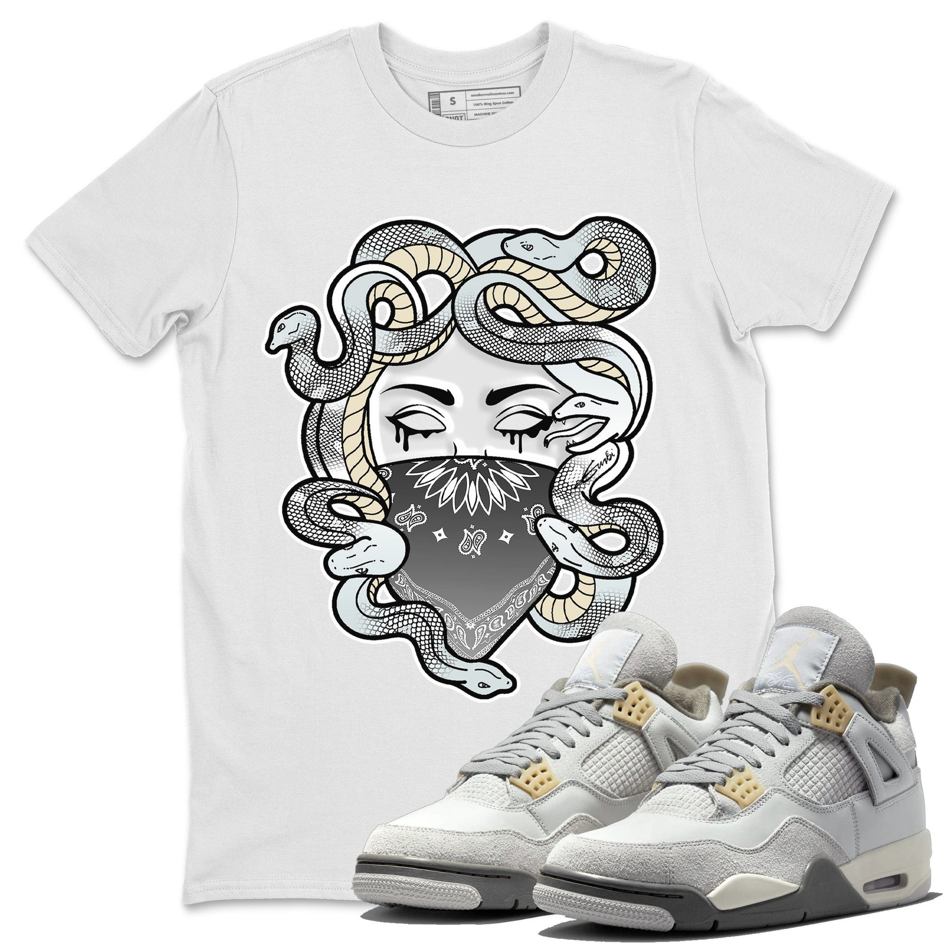 Jordan 4 Craft Sneaker Match Tees Medusa Sneaker Tees Jordan 4 Craft Sneaker Release Tees Unisex Shirts