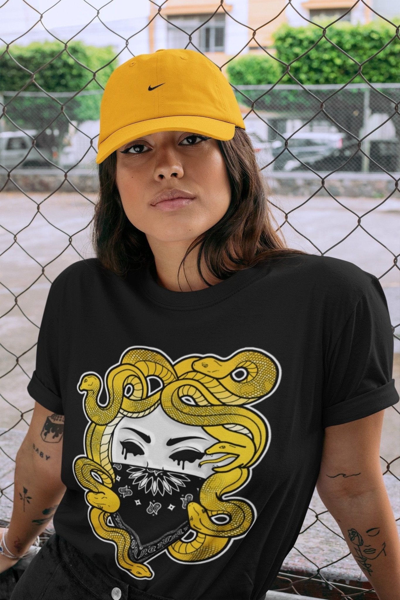 Jordan 4 Lightning Sneaker Match Tees Medusa Sneaker Tees Jordan 4 Lightning Sneaker Release Tees Unisex Shirts