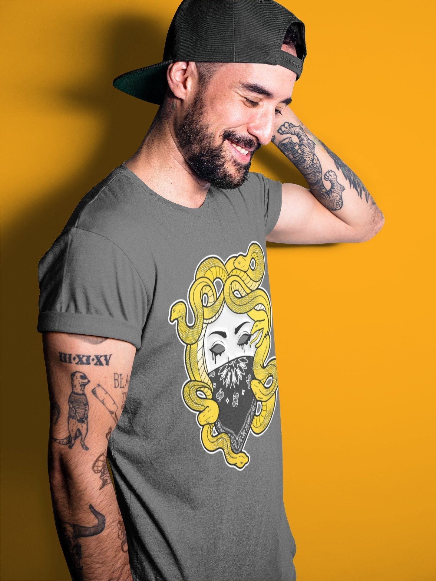 Jordan 4 Lightning Sneaker Match Tees Medusa Sneaker Tees Jordan 4 Lightning Sneaker Release Tees Unisex Shirts