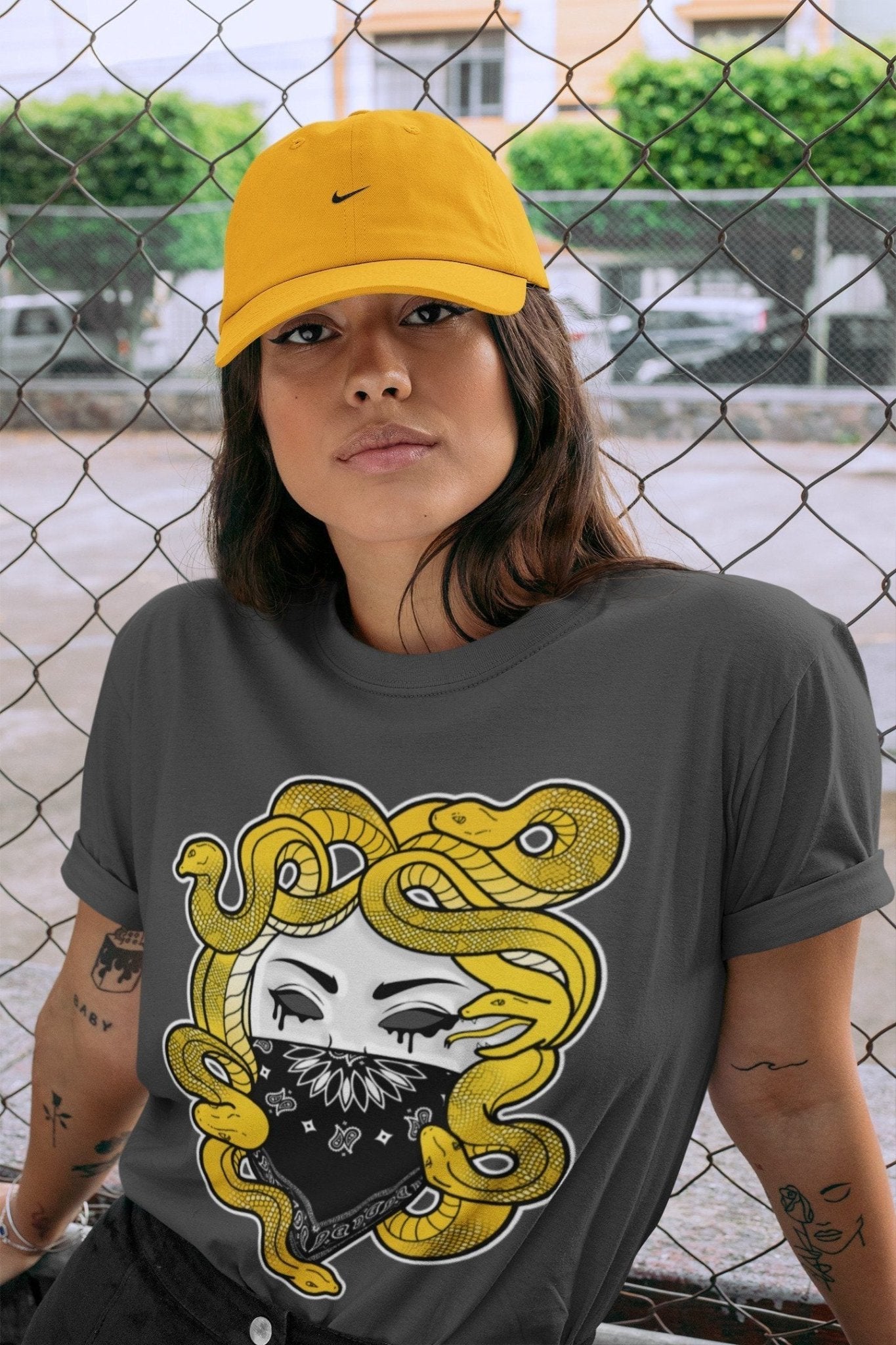 Jordan 4 Lightning Sneaker Match Tees Medusa Sneaker Tees Jordan 4 Lightning Sneaker Release Tees Unisex Shirts