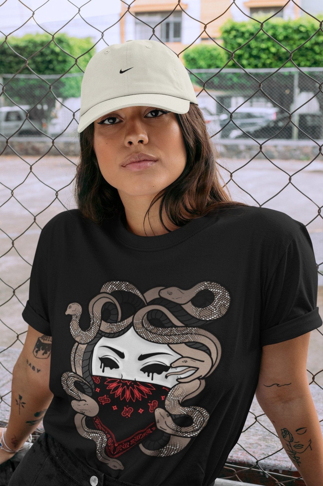 Jordan 4 Taupe Haze Sneaker Match Tees Medusa Sneaker Tees Jordan 4 Taupe Haze Sneaker Release Tees Unisex Shirts