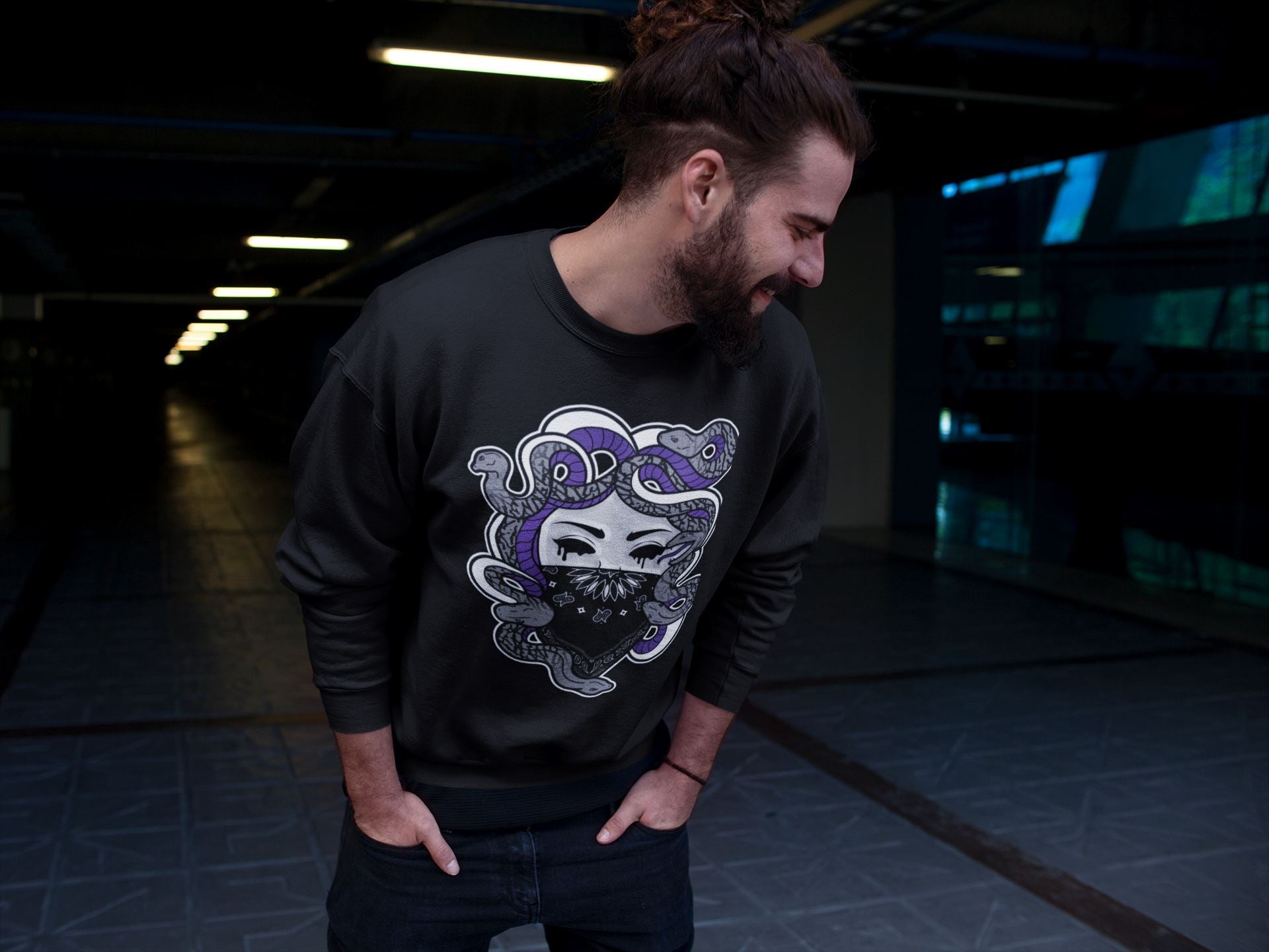 Jordan 3 Dark Iris Sneaker Match Tees Medusa Sneaker Tees Jordan 3 Dark Iris Sneaker Release Tees Unisex Shirts