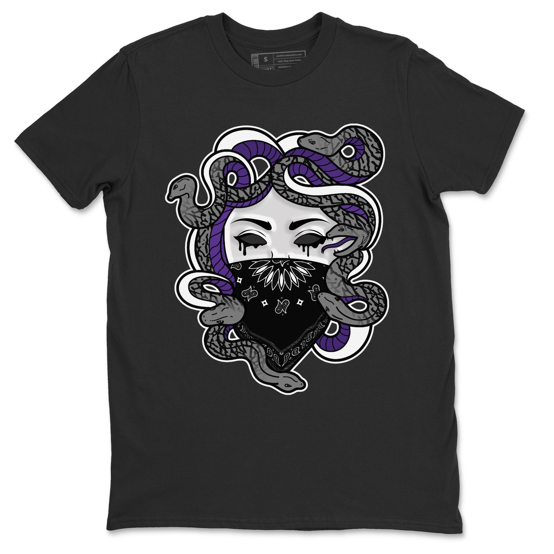 Jordan 3 Dark Iris Sneaker Match Tees Medusa Sneaker Tees Jordan 3 Dark Iris Sneaker Release Tees Unisex Shirts