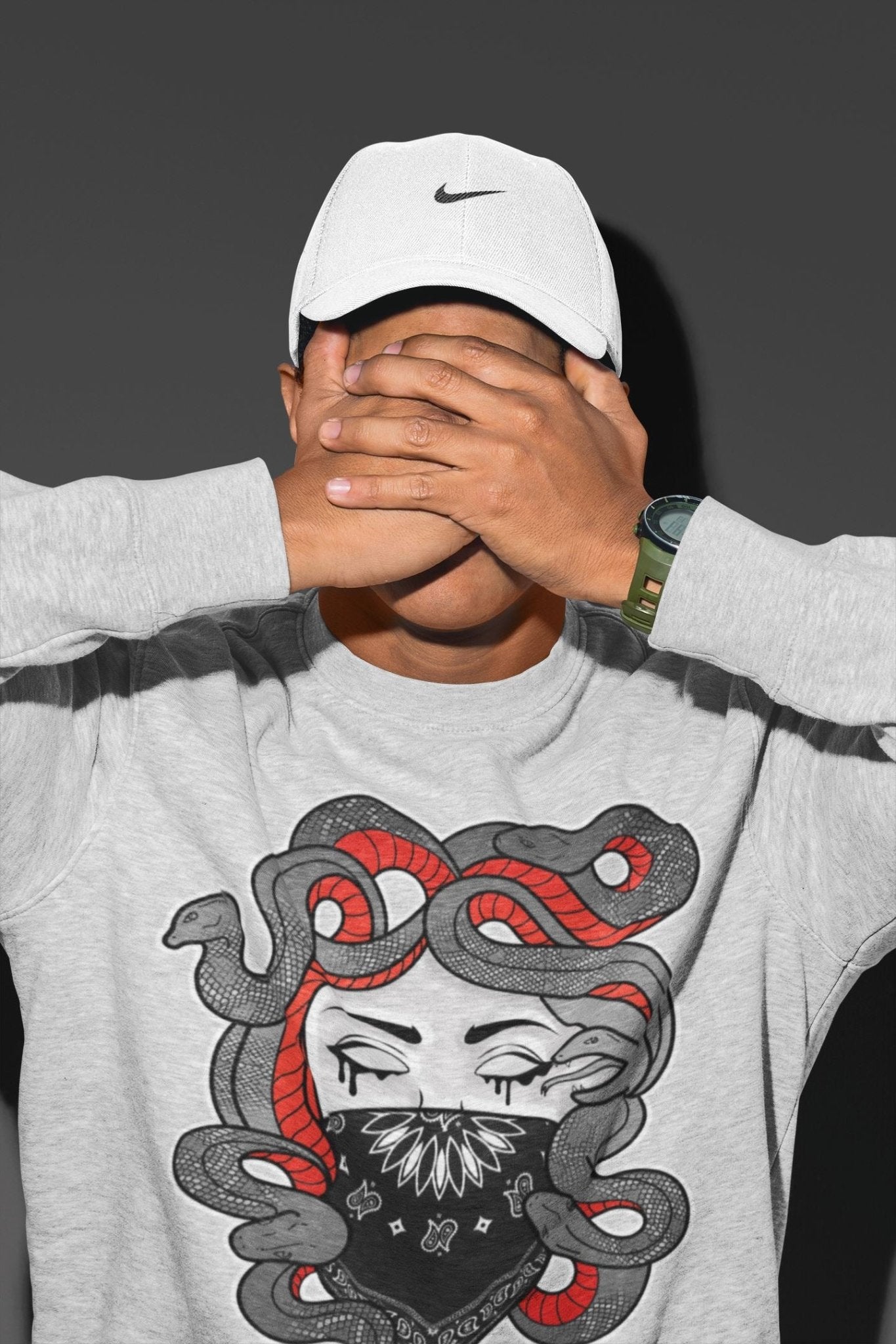 Jordan 4 Infrared Sneaker Match Tees Medusa Sneaker Tees Jordan 4 Infrared Sneaker Release Tees Unisex Shirts