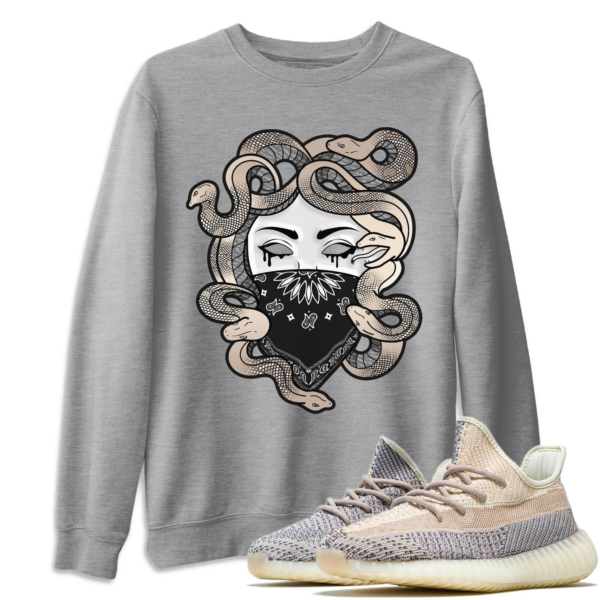 Yeezy 350 Ash Pearl Sneaker Match Tees Medusa Sneaker Tees Yeezy 350 Ash Pearl Sneaker Release Tees Unisex Shirts