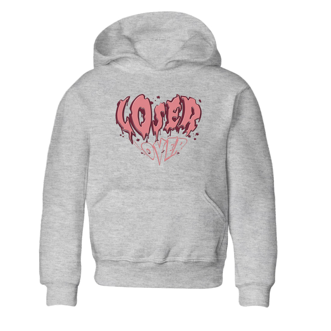 Dunk Valentine's Day shirt to match jordans Melting Loser Lover sneaker tees Dunk Low Valentines Day SNRT Sneaker release tees baby toddler Heather Grey 2 cotton Shirt