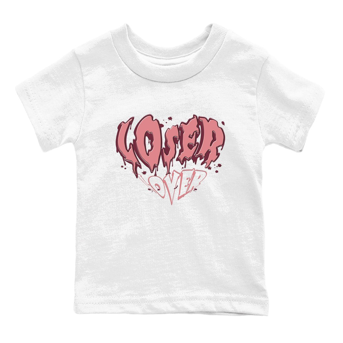 Dunk Valentine's Day shirt to match jordans Melting Loser Lover sneaker tees Dunk Low Valentines Day SNRT Sneaker release tees baby toddler White 2 cotton Shirt