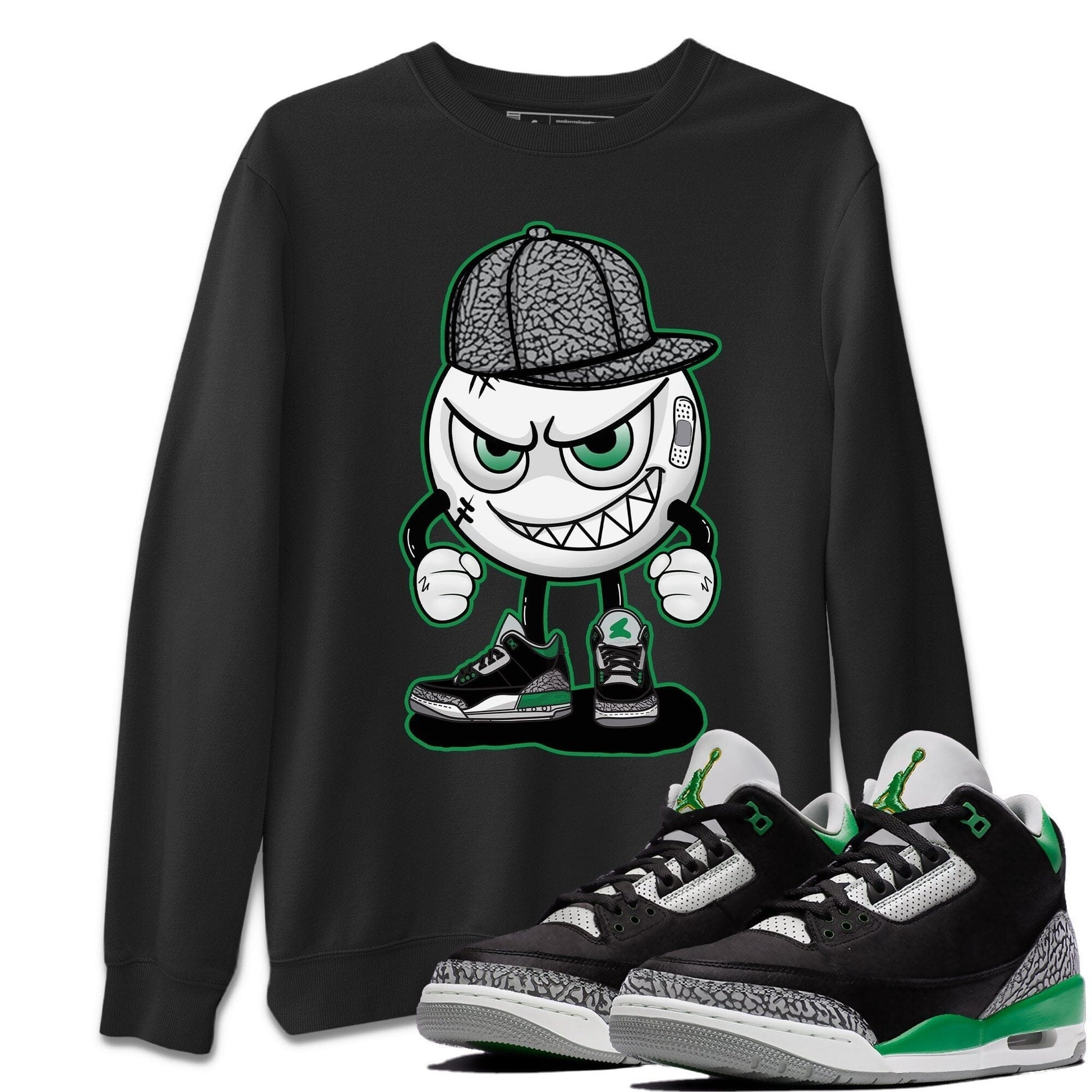 Jordan 3 Pine Green Sneaker Match Tees Mischief Emoji Sneaker Tees Jordan 3 Pine Green Sneaker Release Tees Unisex Shirts