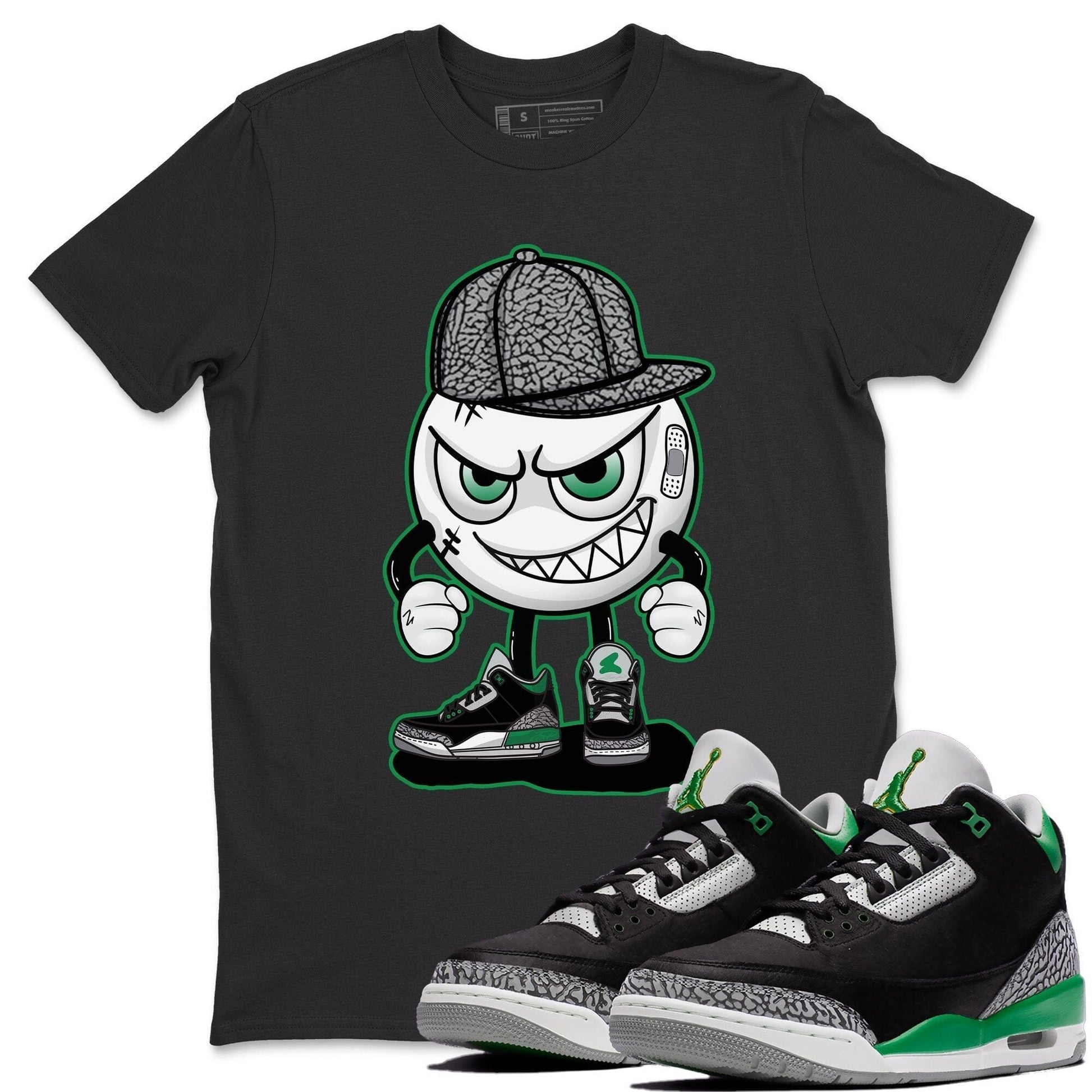 Jordan 3 Pine Green Sneaker Match Tees Mischief Emoji Sneaker Tees Jordan 3 Pine Green Sneaker Release Tees Unisex Shirts
