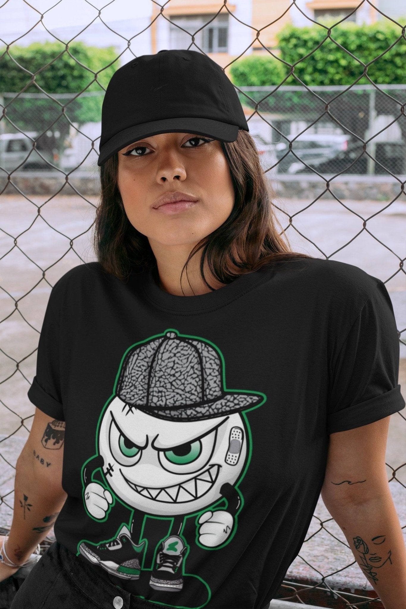 Jordan 3 Pine Green Sneaker Match Tees Mischief Emoji Sneaker Tees Jordan 3 Pine Green Sneaker Release Tees Unisex Shirts
