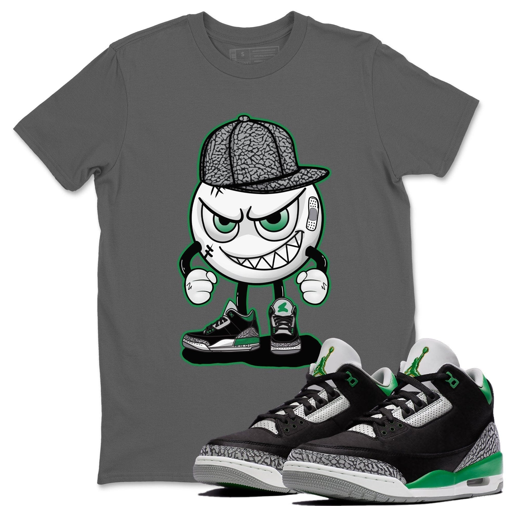 Jordan 3 Pine Green Sneaker Match Tees Mischief Emoji Sneaker Tees Jordan 3 Pine Green Sneaker Release Tees Unisex Shirts