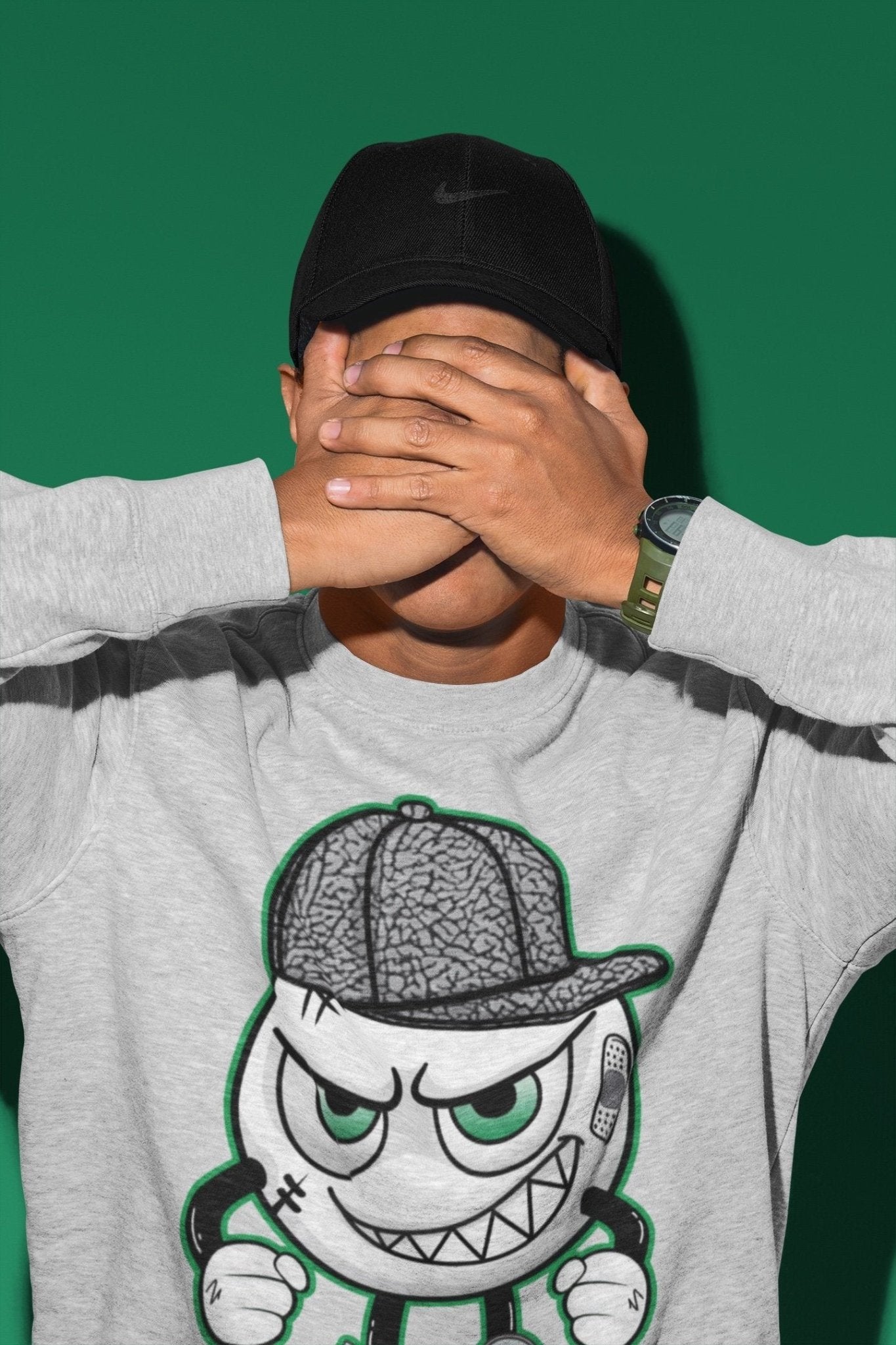 Jordan 3 Pine Green Sneaker Match Tees Mischief Emoji Sneaker Tees Jordan 3 Pine Green Sneaker Release Tees Unisex Shirts