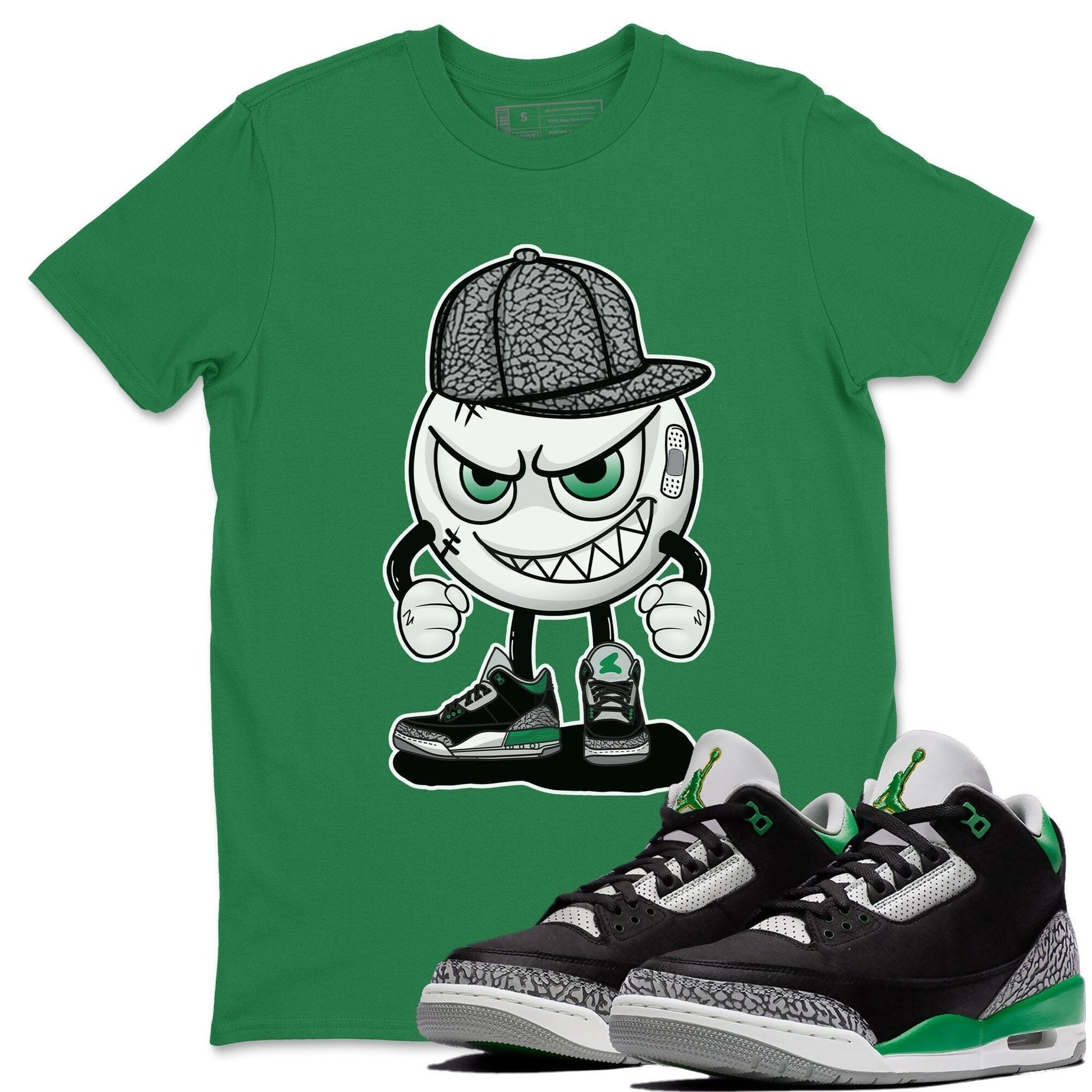 Jordan 3 Pine Green Sneaker Match Tees Mischief Emoji Sneaker Tees Jordan 3 Pine Green Sneaker Release Tees Unisex Shirts