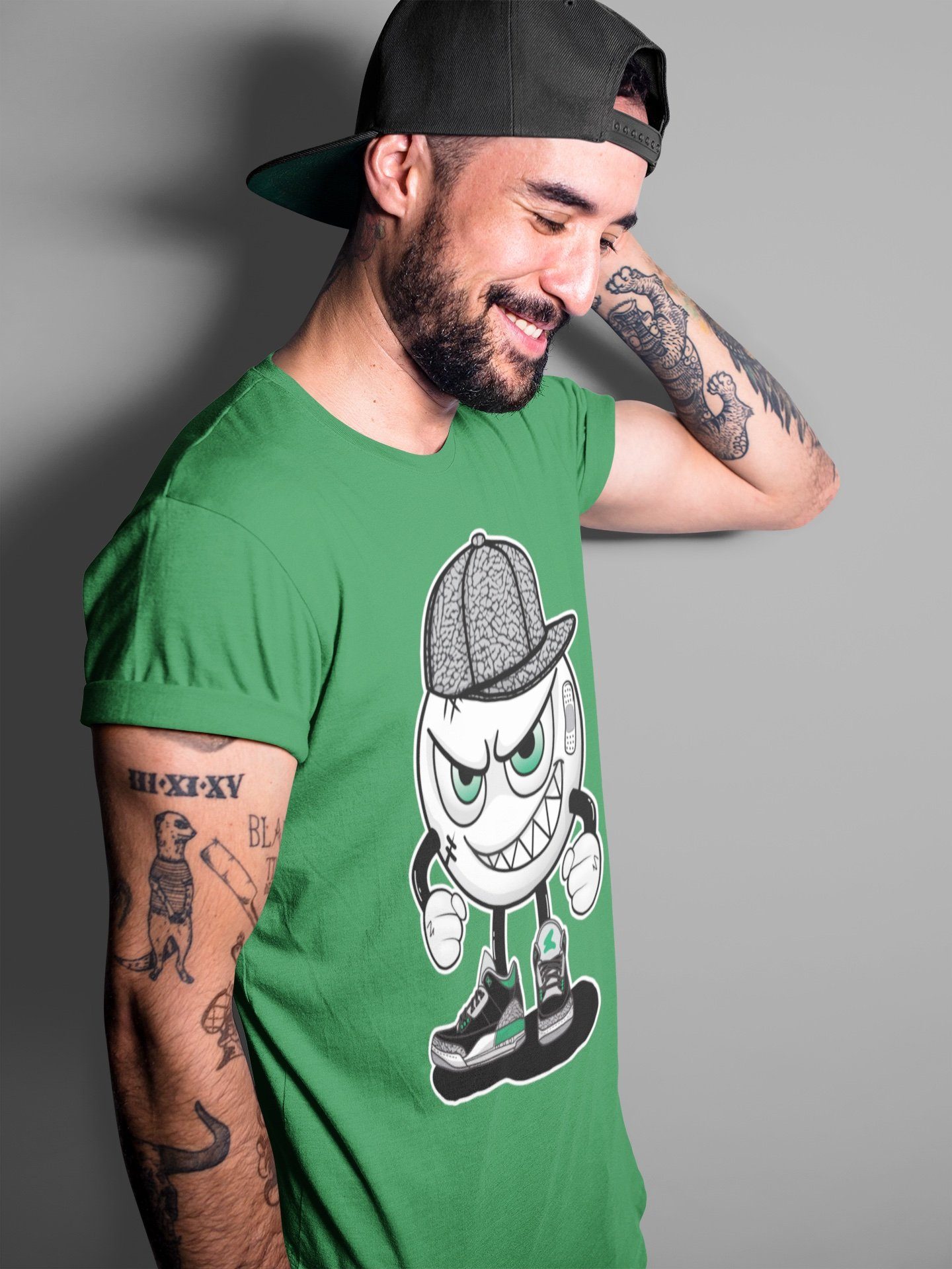 Jordan 3 Pine Green Sneaker Match Tees Mischief Emoji Sneaker Tees Jordan 3 Pine Green Sneaker Release Tees Unisex Shirts