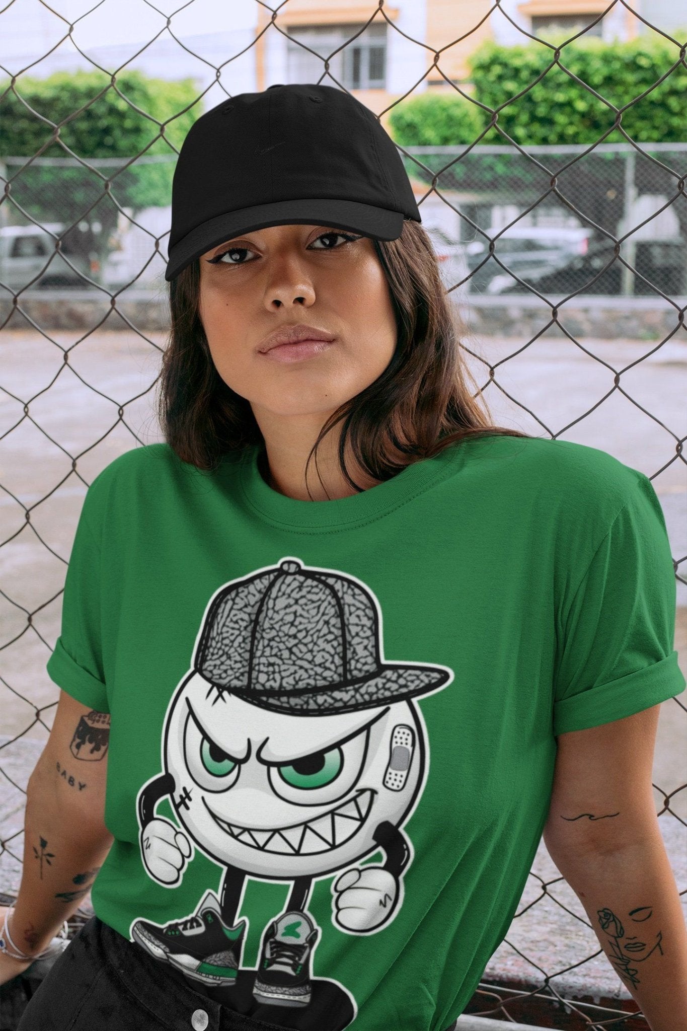 Jordan 3 Pine Green Sneaker Match Tees Mischief Emoji Sneaker Tees Jordan 3 Pine Green Sneaker Release Tees Unisex Shirts