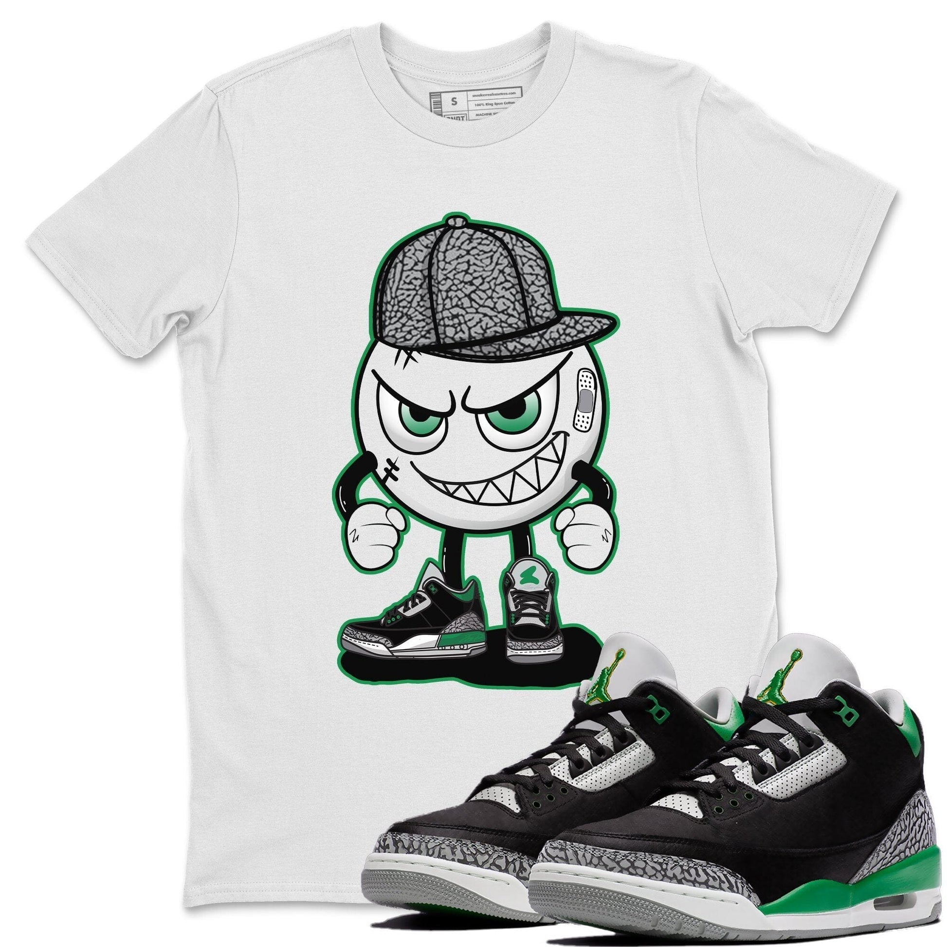 Jordan 3 Pine Green Sneaker Match Tees Mischief Emoji Sneaker Tees Jordan 3 Pine Green Sneaker Release Tees Unisex Shirts