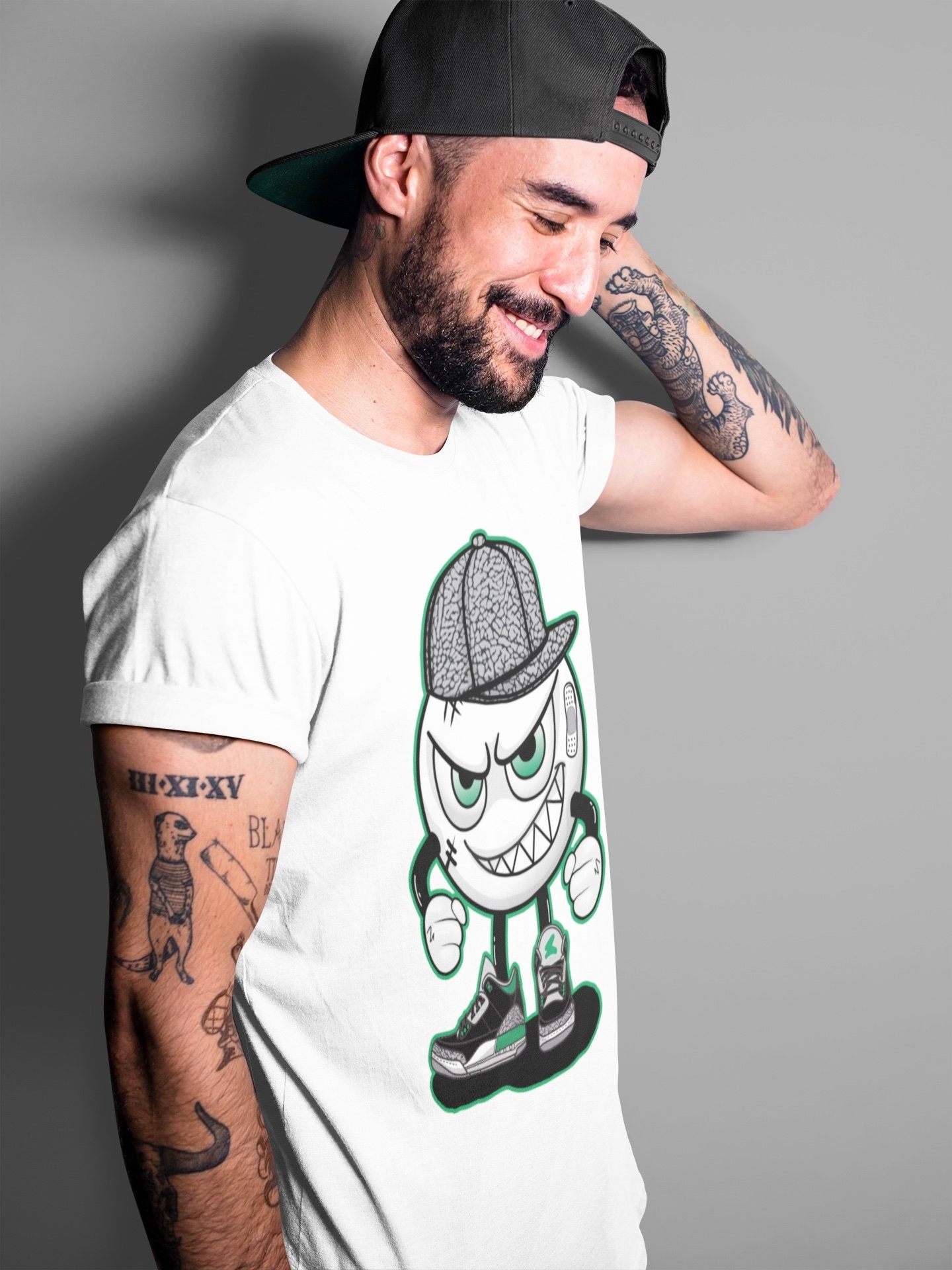 Jordan 3 Pine Green Sneaker Match Tees Mischief Emoji Sneaker Tees Jordan 3 Pine Green Sneaker Release Tees Unisex Shirts