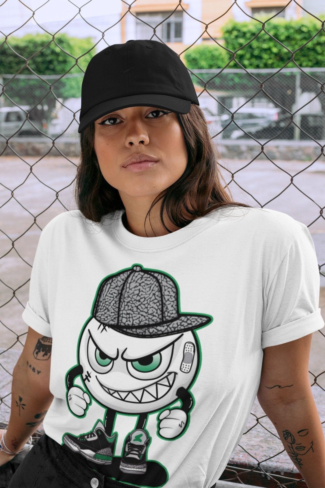 Jordan 3 Pine Green Sneaker Match Tees Mischief Emoji Sneaker Tees Jordan 3 Pine Green Sneaker Release Tees Unisex Shirts
