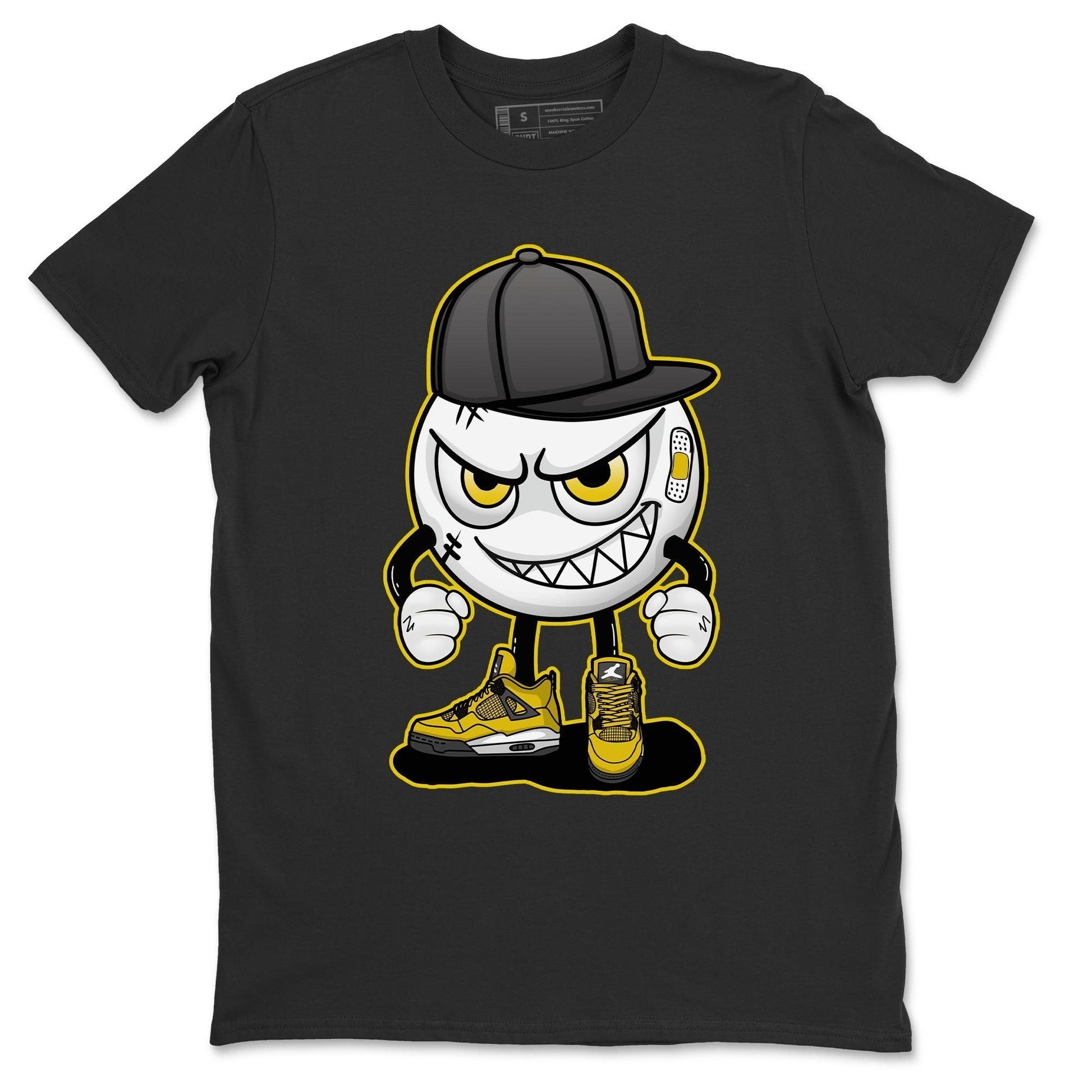 Jordan 4 Lightning Sneaker Match Tees Mischief Emoji Sneaker Tees Jordan 4 Lightning Sneaker Release Tees Unisex Shirts