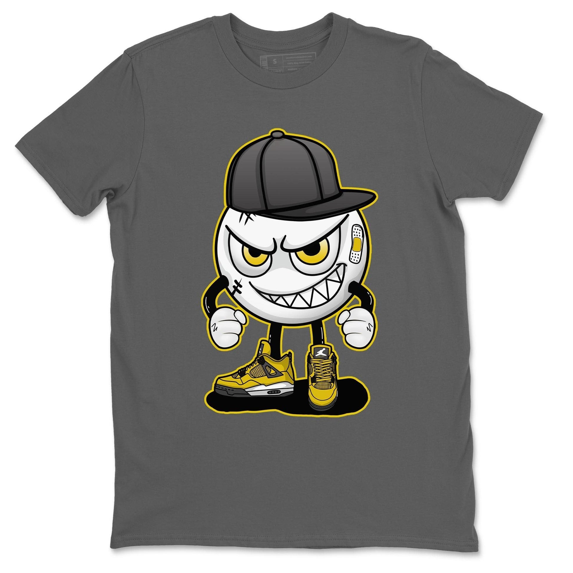 Jordan 4 Lightning Sneaker Match Tees Mischief Emoji Sneaker Tees Jordan 4 Lightning Sneaker Release Tees Unisex Shirts