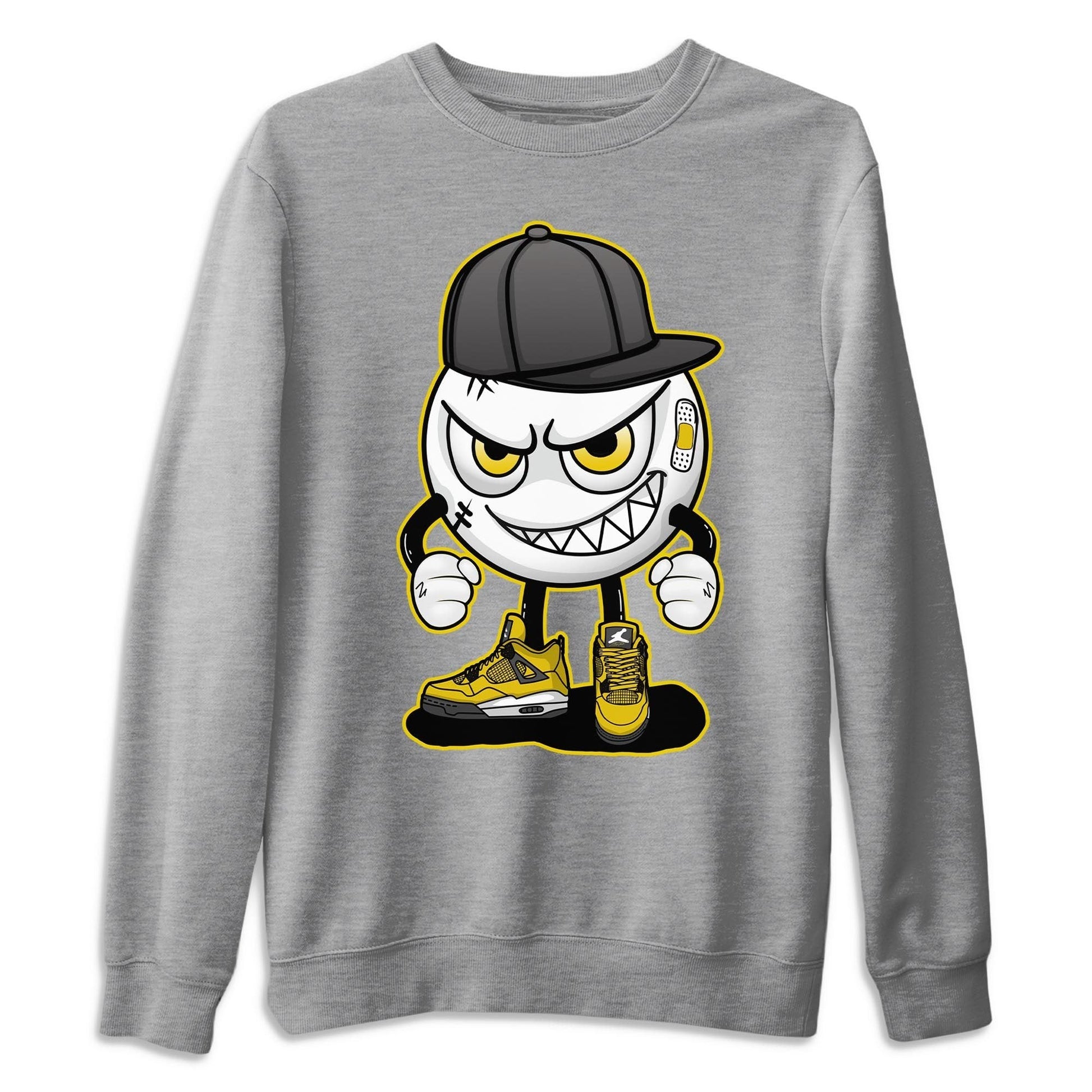 Jordan 4 Lightning Sneaker Match Tees Mischief Emoji Sneaker Tees Jordan 4 Lightning Sneaker Release Tees Unisex Shirts