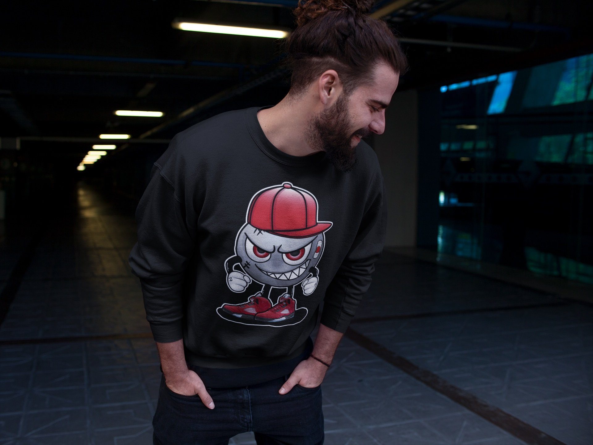 Jordan 5 Raging Bull Sneaker Match Tees Mischief Emoji Sneaker Tees Jordan 5 Raging Bull Sneaker Release Tees Unisex Shirts