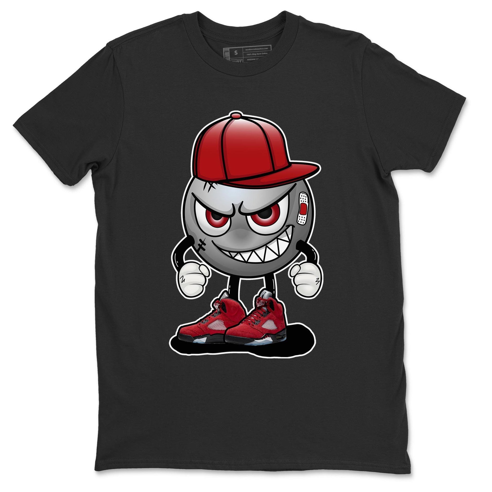 Jordan 5 Raging Bull Sneaker Match Tees Mischief Emoji Sneaker Tees Jordan 5 Raging Bull Sneaker Release Tees Unisex Shirts