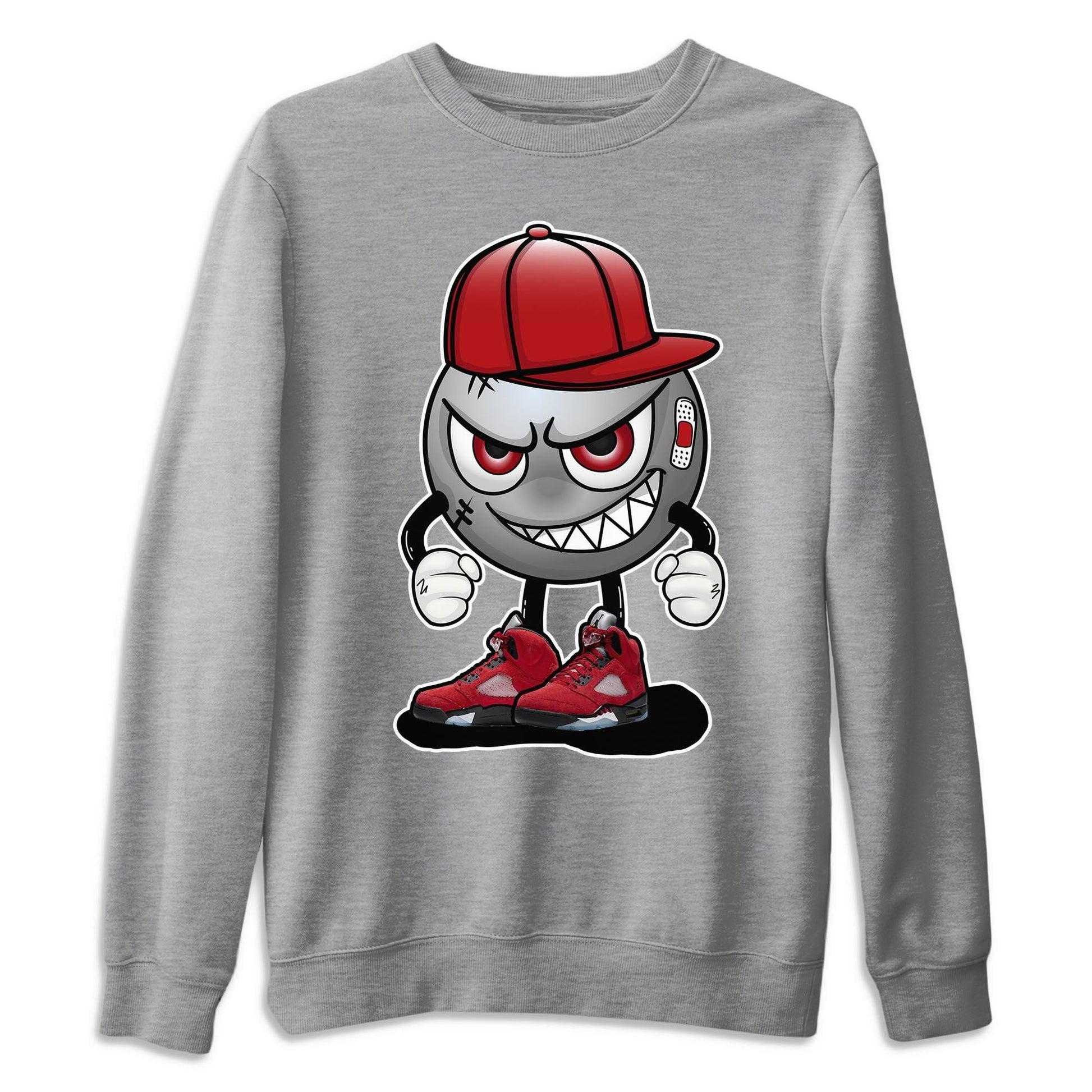 Jordan 5 Raging Bull Sneaker Match Tees Mischief Emoji Sneaker Tees Jordan 5 Raging Bull Sneaker Release Tees Unisex Shirts
