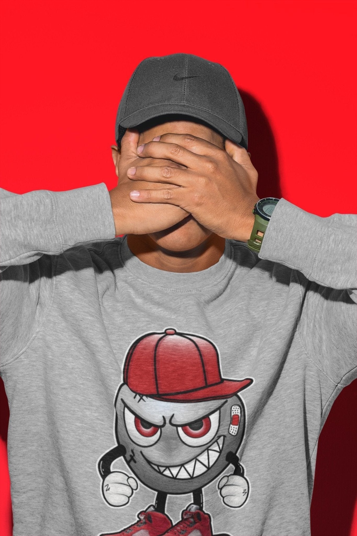 Jordan 5 Raging Bull Sneaker Match Tees Mischief Emoji Sneaker Tees Jordan 5 Raging Bull Sneaker Release Tees Unisex Shirts