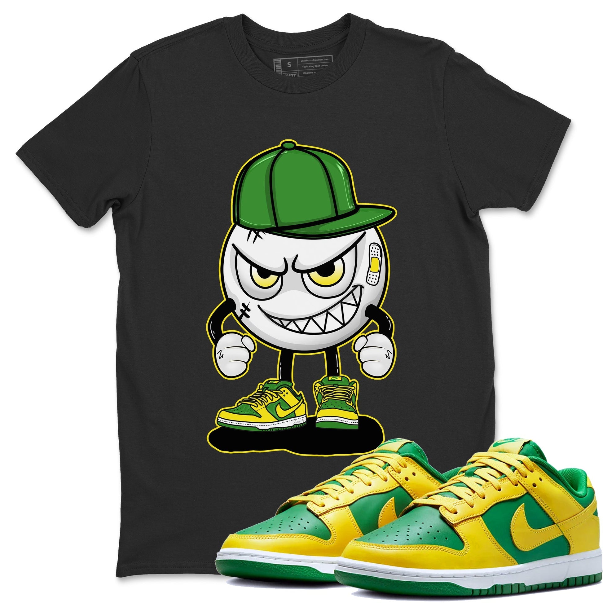Dunk Reverse Brazil Sneaker Match Tees Mischief Emoji Sneaker Tees Dunk Reverse Brazil Sneaker Release Tees Unisex Shirts