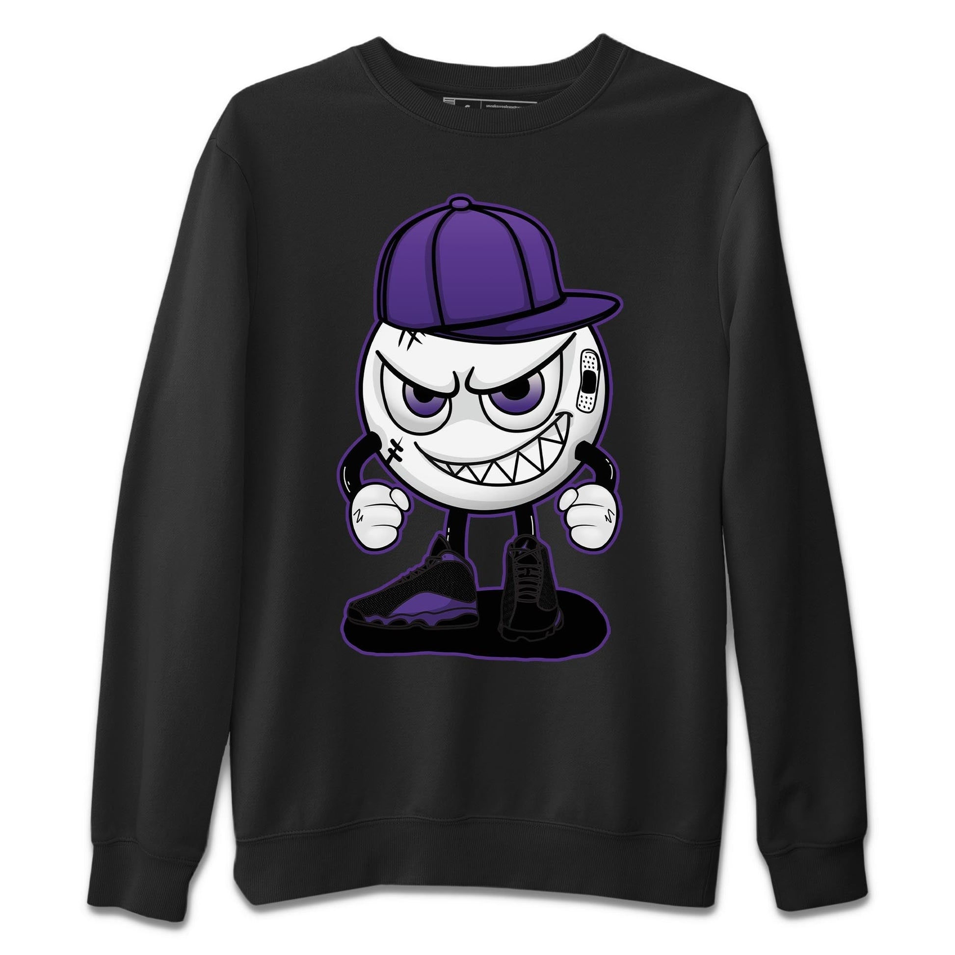 Jordan 13 Court Purple Sneaker Match Tees Mischief Emoji Sneaker Tees Jordan 13 Court Purple Sneaker Release Tees Unisex Shirts