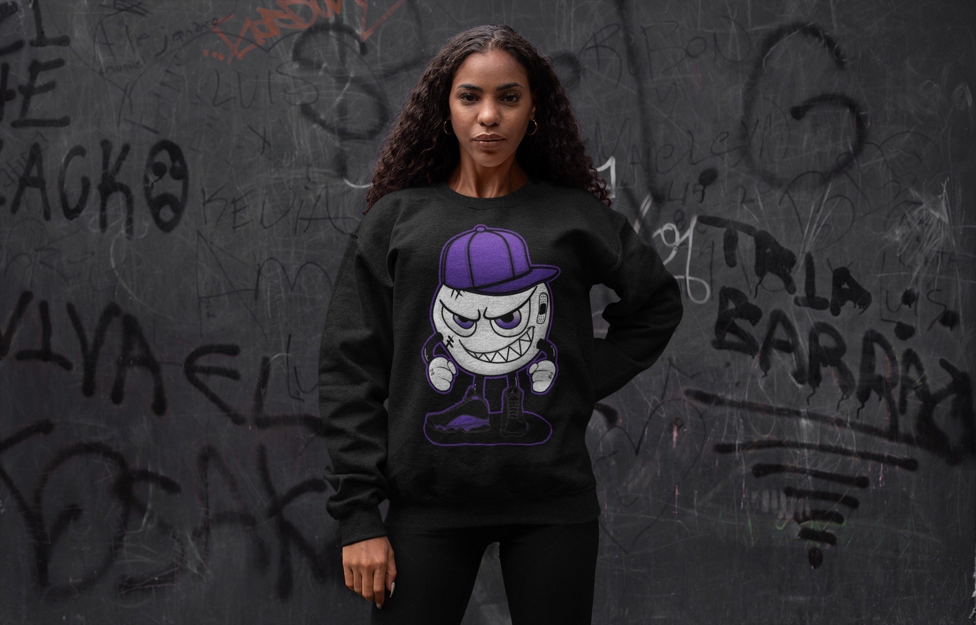 Jordan 13 Court Purple Sneaker Match Tees Mischief Emoji Sneaker Tees Jordan 13 Court Purple Sneaker Release Tees Unisex Shirts