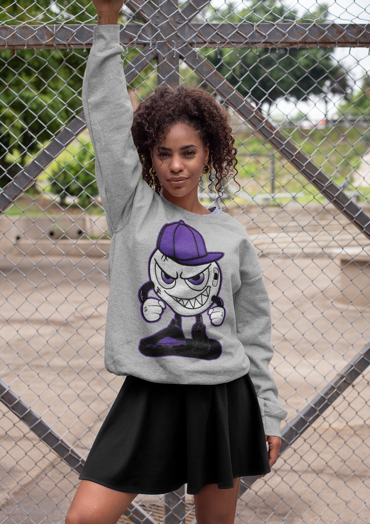Jordan 13 Court Purple Sneaker Match Tees Mischief Emoji Sneaker Tees Jordan 13 Court Purple Sneaker Release Tees Unisex Shirts