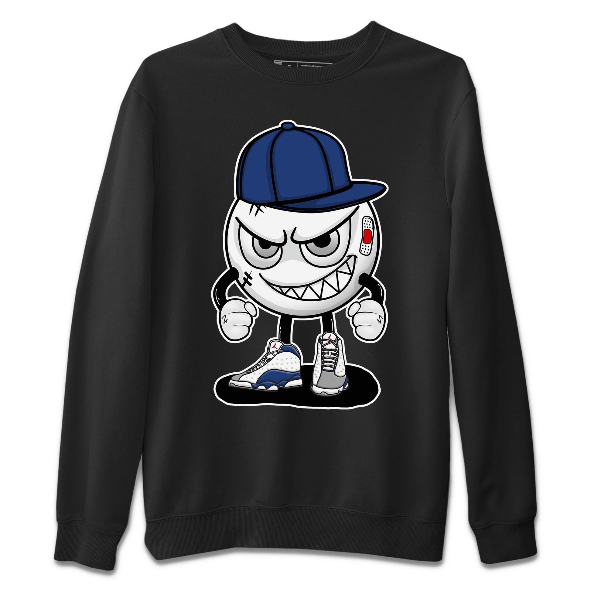 Jordan 13 French Blue Sneaker Match Tees Mischief Emoji Sneaker Tees Jordan 13 French Blue Sneaker Release Tees Unisex Shirts