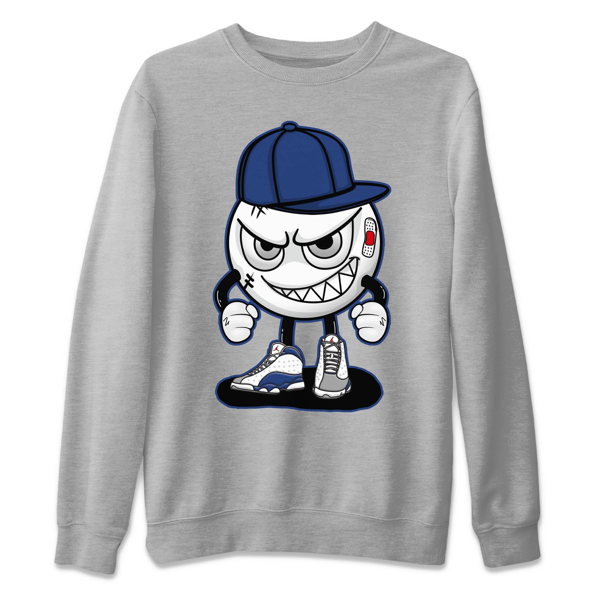 Jordan 13 French Blue Sneaker Match Tees Mischief Emoji Sneaker Tees Jordan 13 French Blue Sneaker Release Tees Unisex Shirts