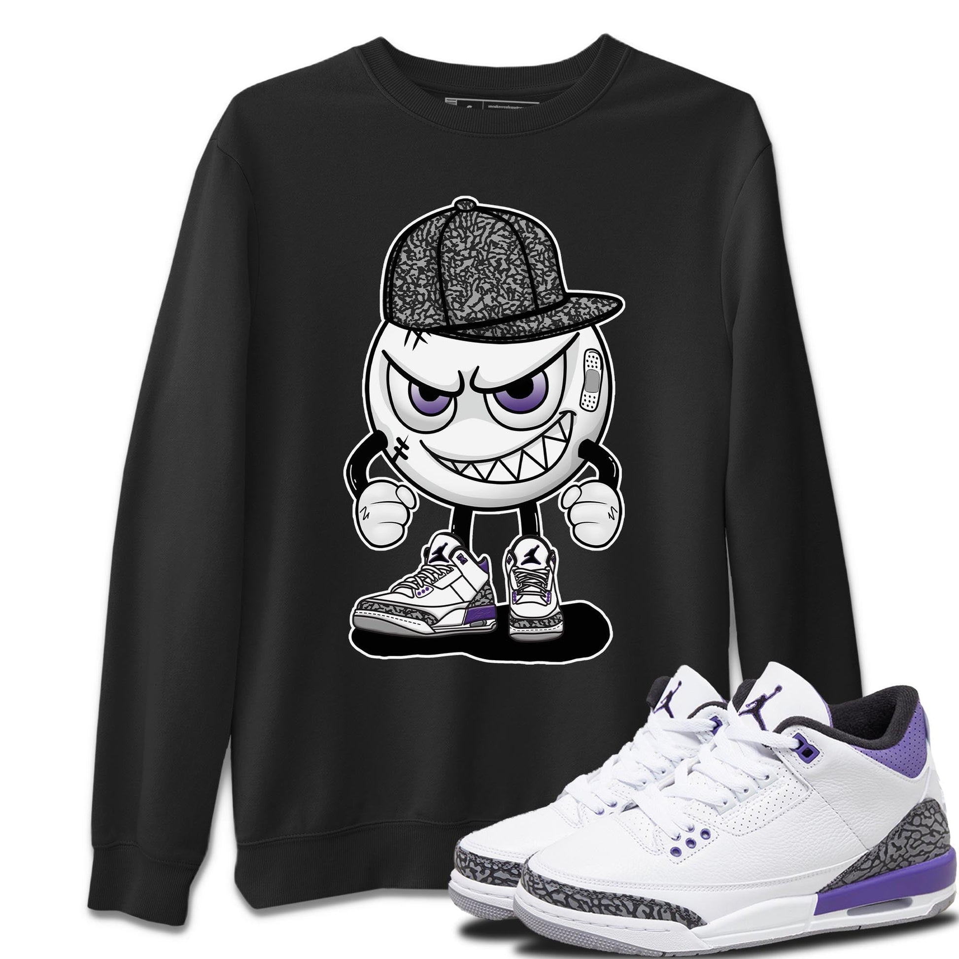 Jordan 3 Dark Iris Sneaker Match Tees Mischief Emoji Sneaker Tees Jordan 3 Dark Iris Sneaker Release Tees Unisex Shirts