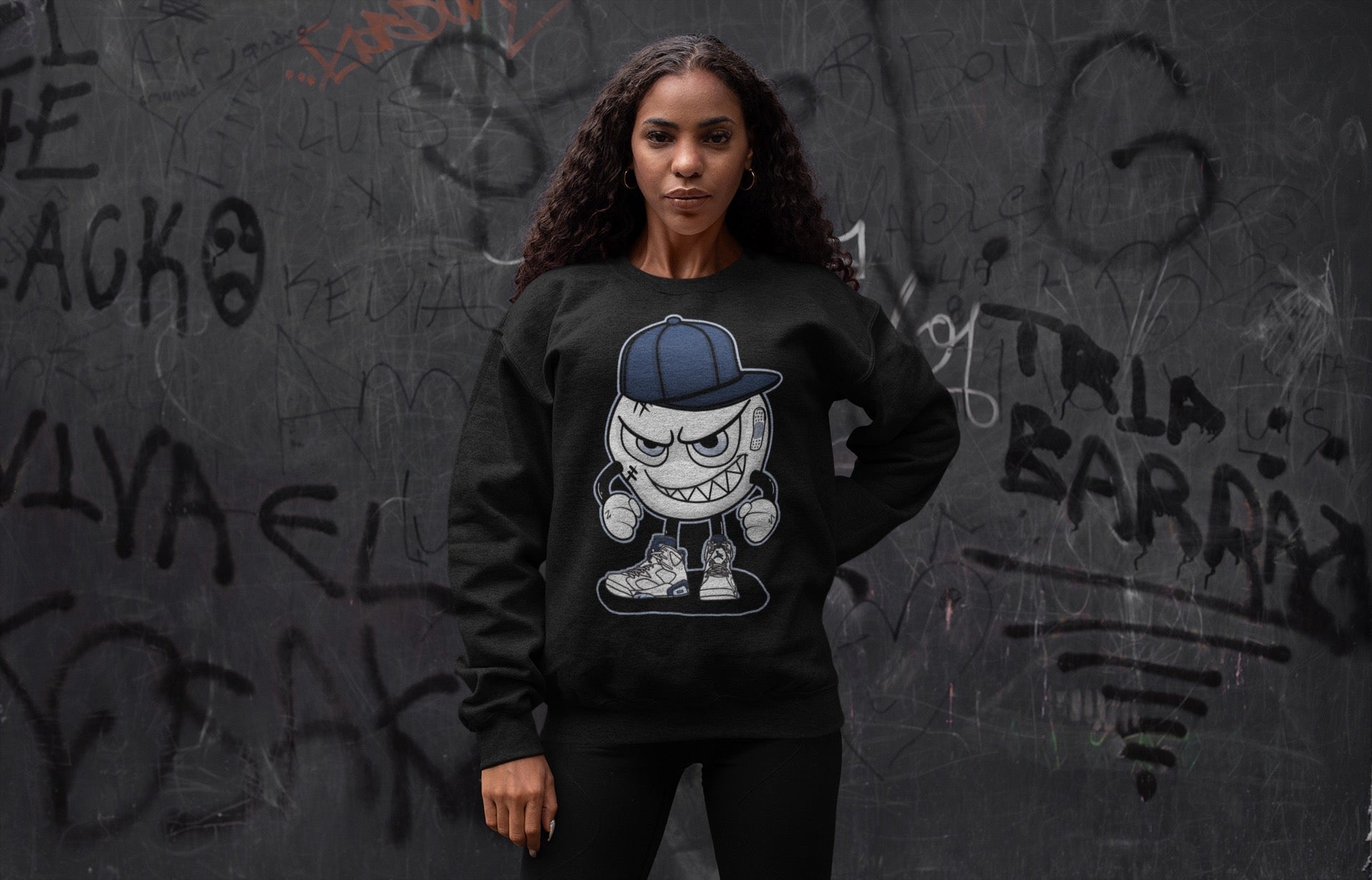 Jordan 6 Midnight Navy Sneaker Match Tees Mischief Emoji Sneaker Tees Jordan 6 Midnight Navy Sneaker Release Tees Unisex Shirts