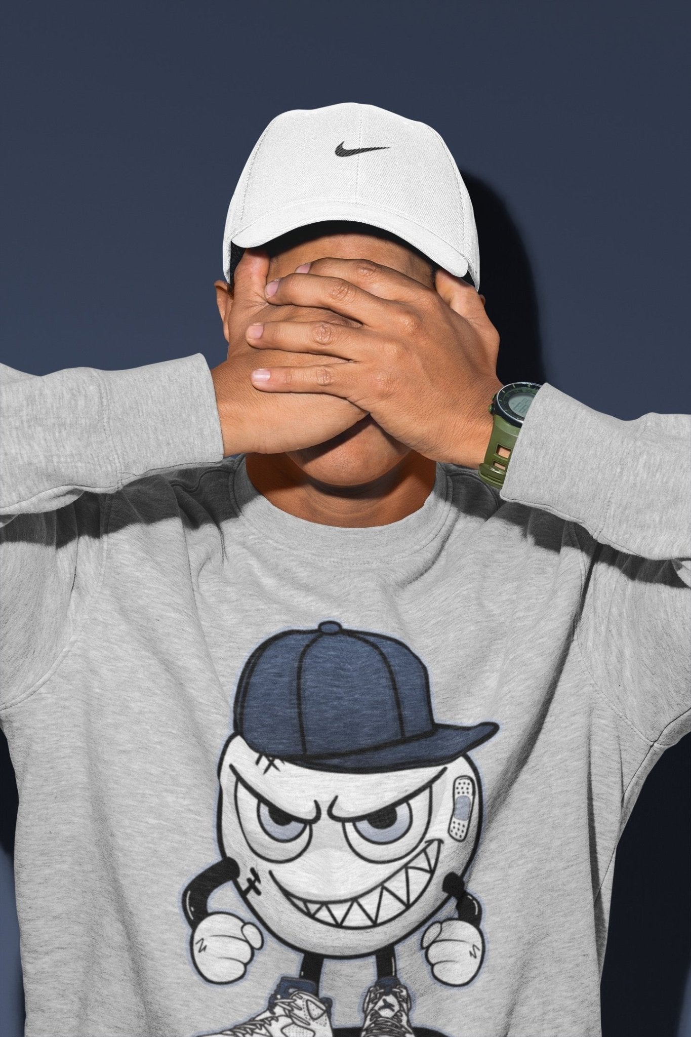 Jordan 6 Midnight Navy Sneaker Match Tees Mischief Emoji Sneaker Tees Jordan 6 Midnight Navy Sneaker Release Tees Unisex Shirts