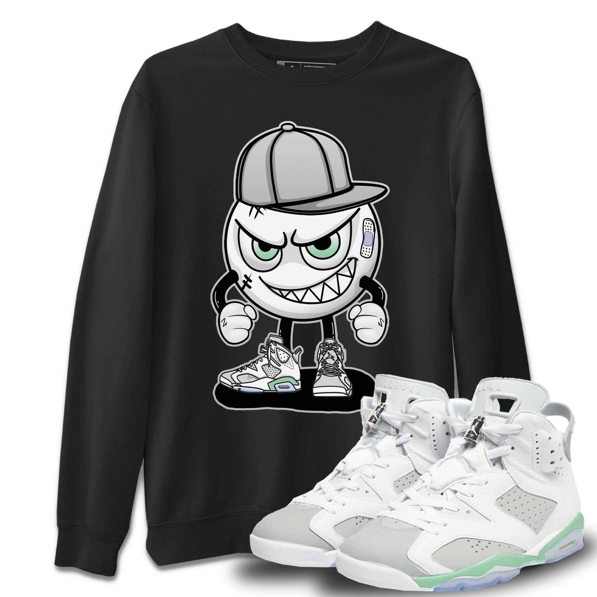 Jordan 6 Mint Foam Sneaker Match Tees Mischief Emoji Sneaker Tees Jordan 6 Mint Foam Sneaker Release Tees Unisex Shirts