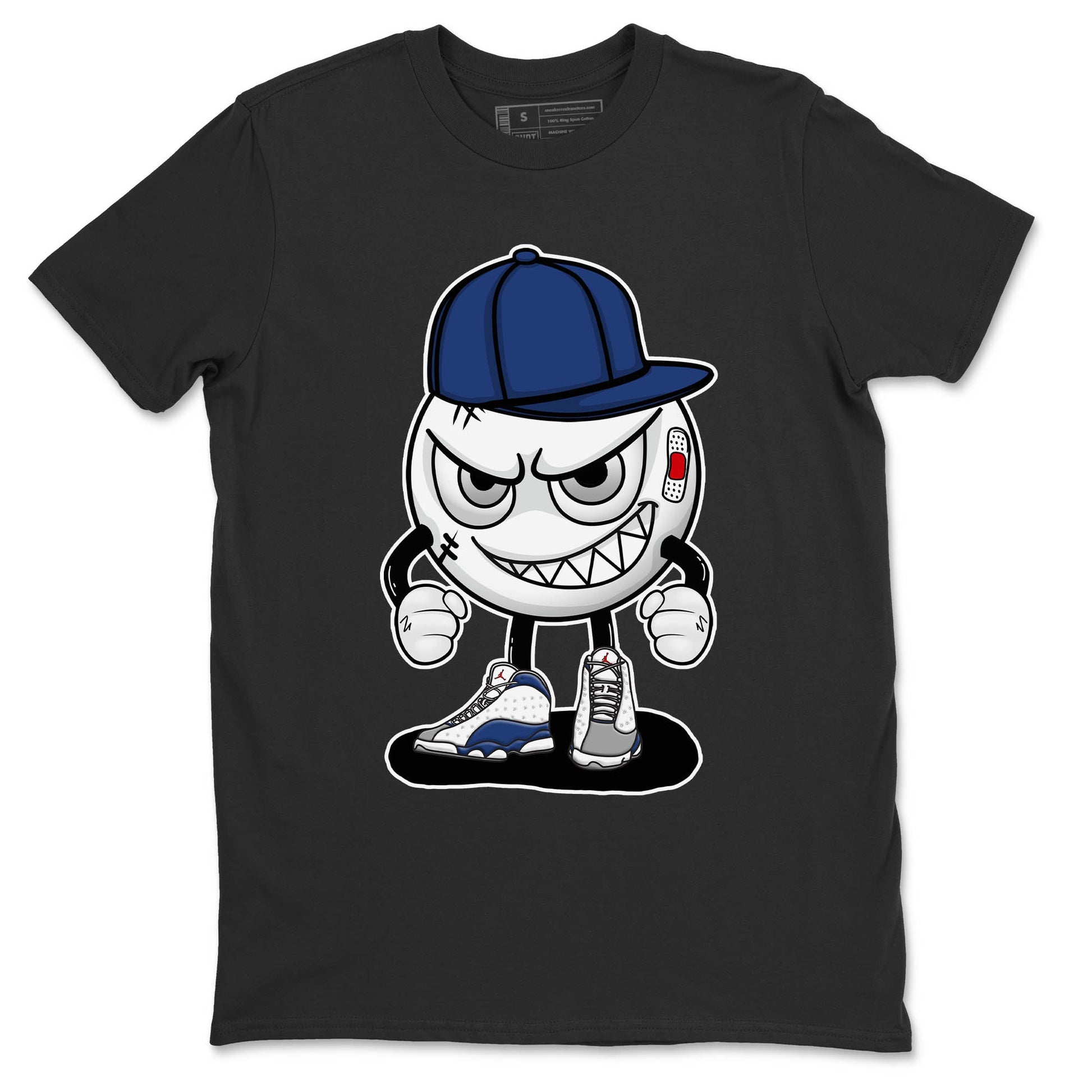 Jordan 13 French Blue Sneaker Match Tees Mischief Emoji Sneaker Tees Jordan 13 French Blue Sneaker Release Tees Unisex Shirts