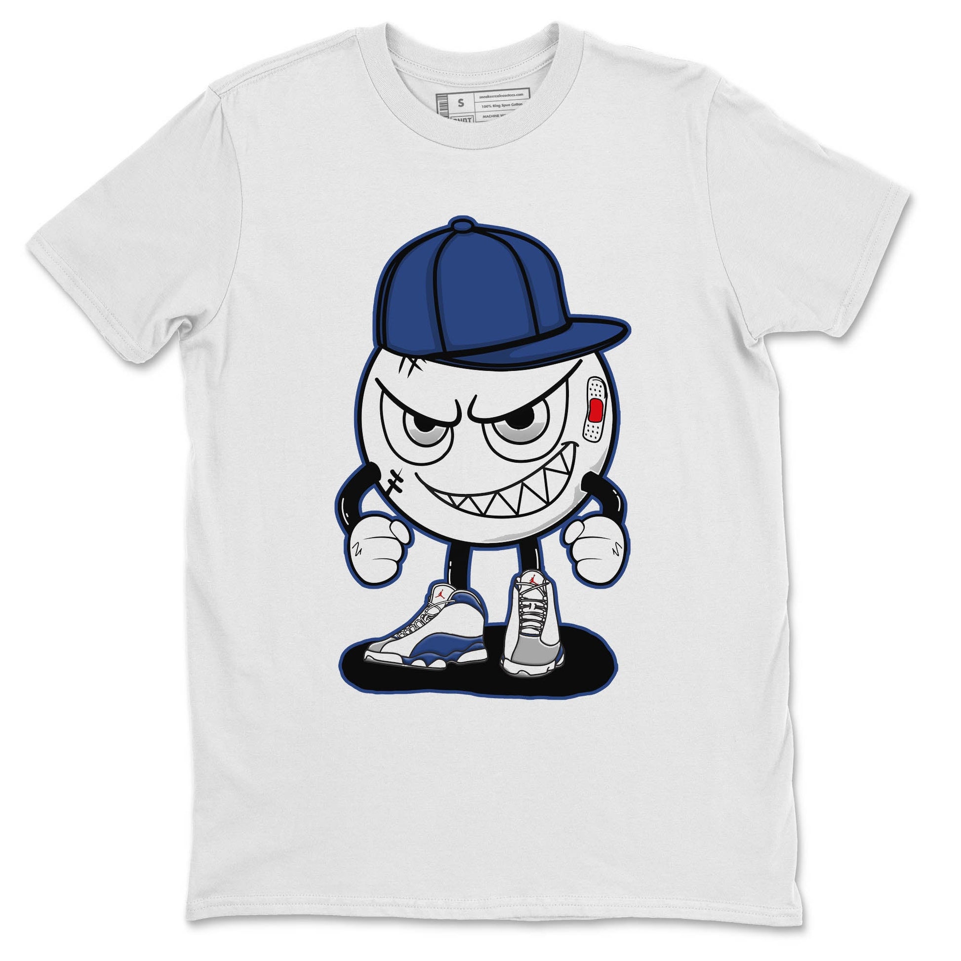 Jordan 13 French Blue Sneaker Match Tees Mischief Emoji Sneaker Tees Jordan 13 French Blue Sneaker Release Tees Unisex Shirts