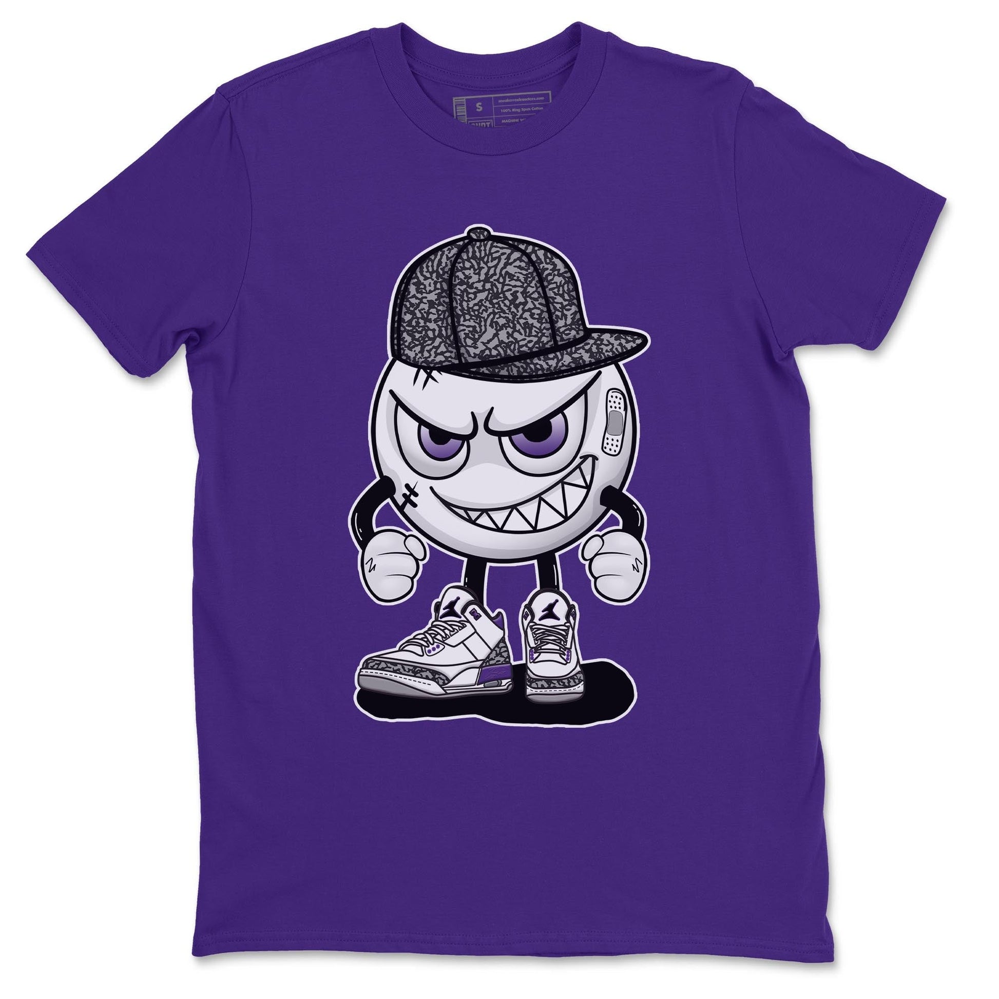 Jordan 3 Dark Iris Sneaker Match Tees Mischief Emoji Sneaker Tees Jordan 3 Dark Iris Sneaker Release Tees Unisex Shirts