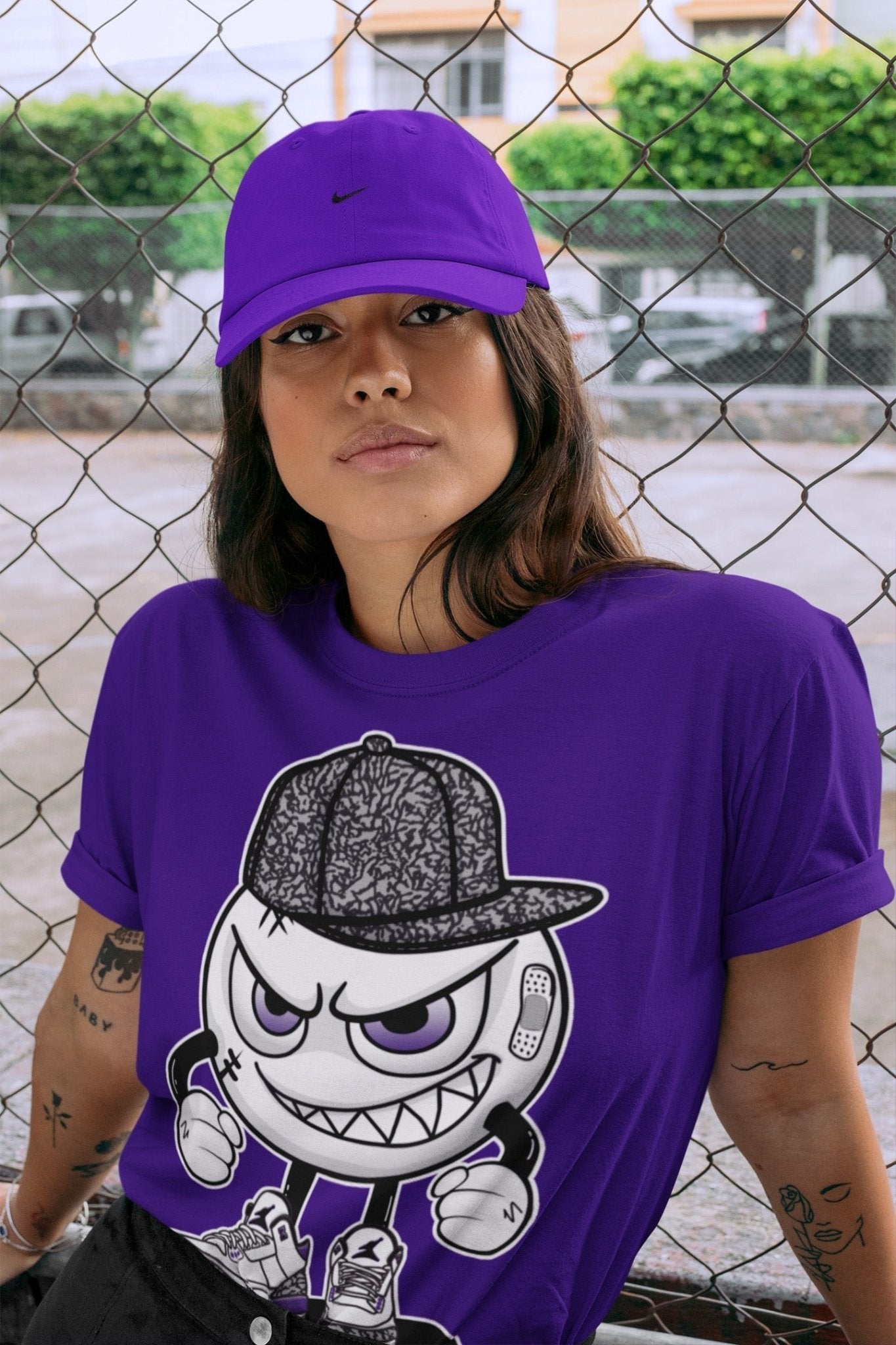 Jordan 3 Dark Iris Sneaker Match Tees Mischief Emoji Sneaker Tees Jordan 3 Dark Iris Sneaker Release Tees Unisex Shirts